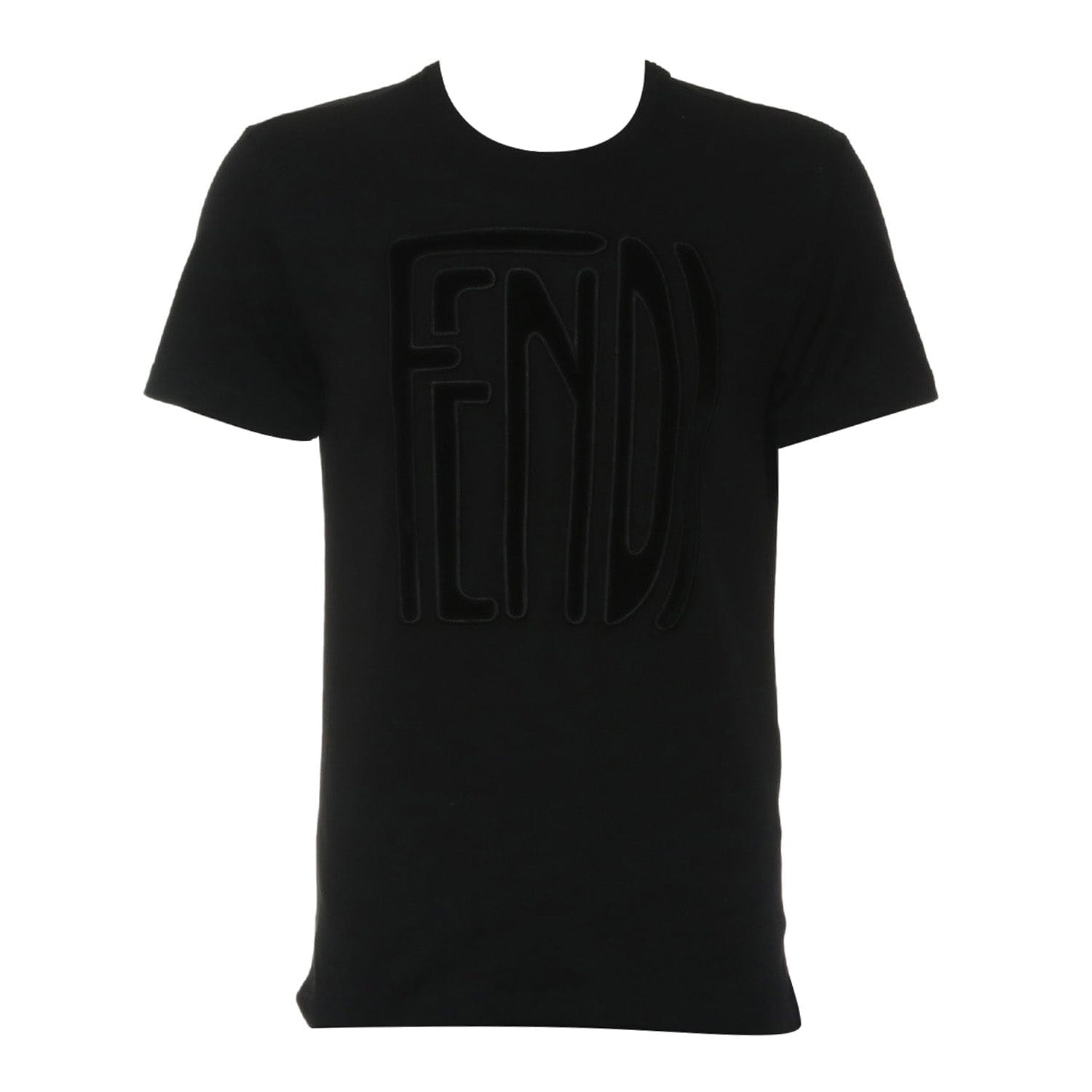 Fendi Fendi Logo Embroidered T-Shirt
