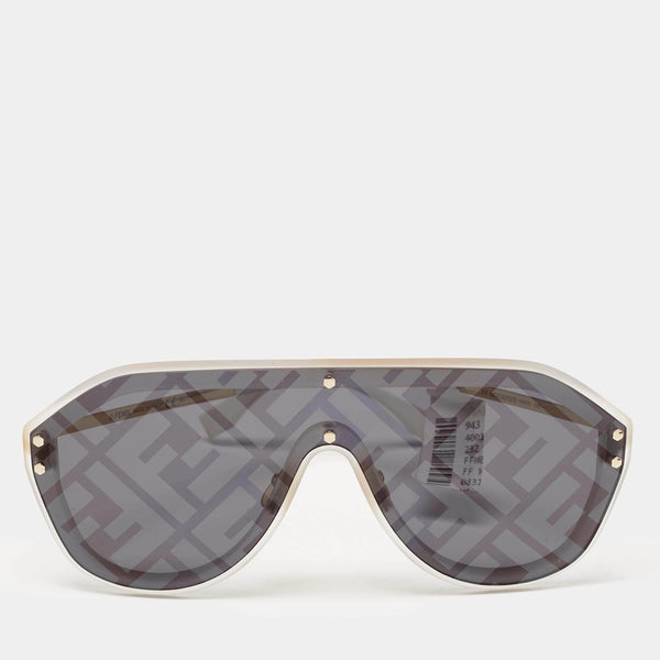 Fendi FF Black Shield Sunglasses ○ Labellov ○ Buy and Sell Authentic Luxury