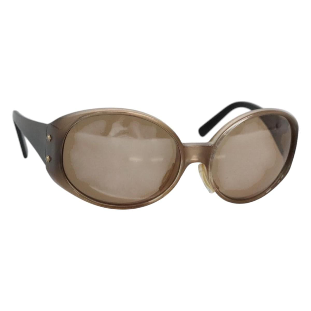 FENDI FENDI Sunglasses plastic Brown Auth bs25681