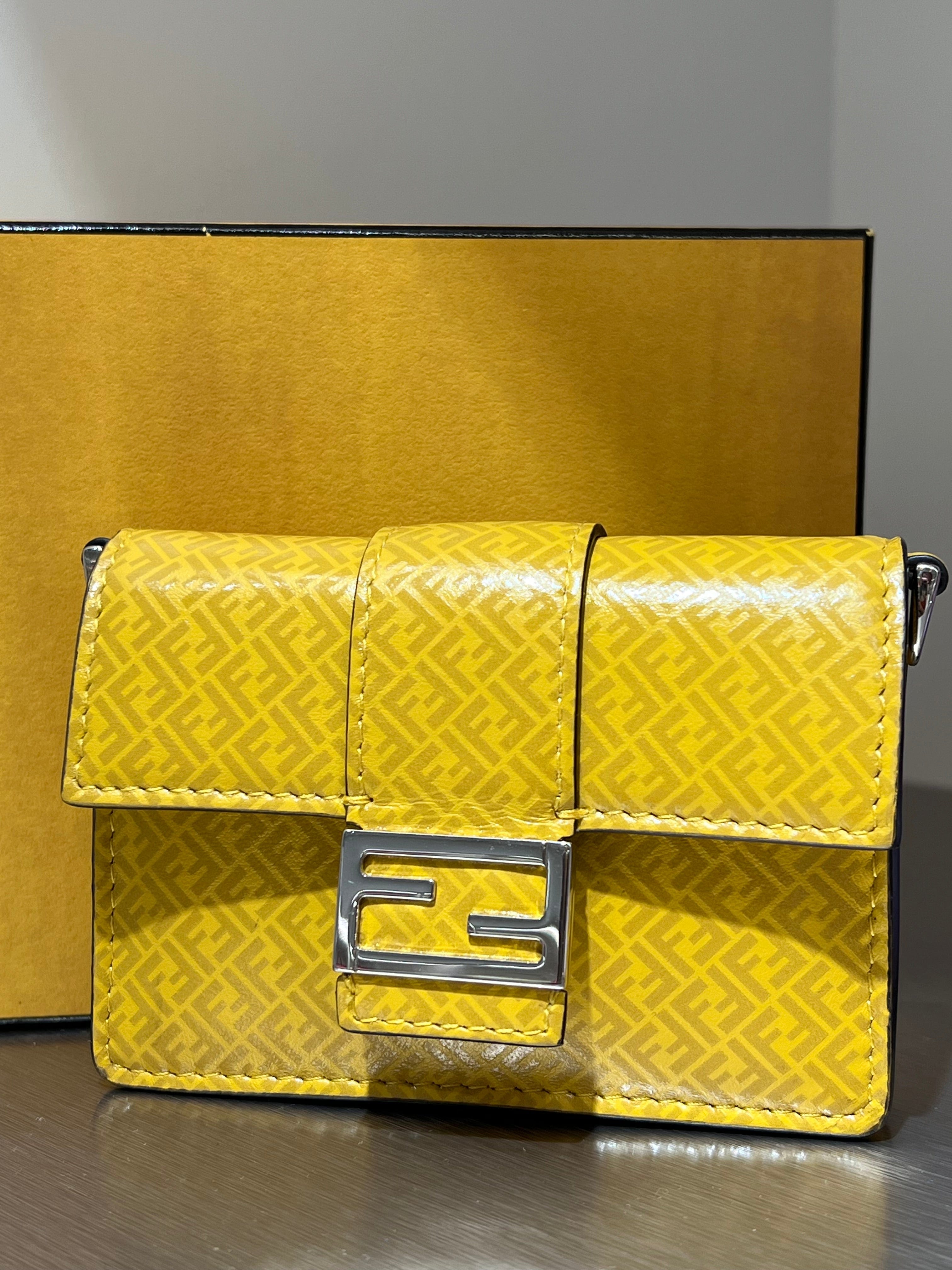 Fendi Fendi bag baguette nano flat shoulder bag SKCX4042
