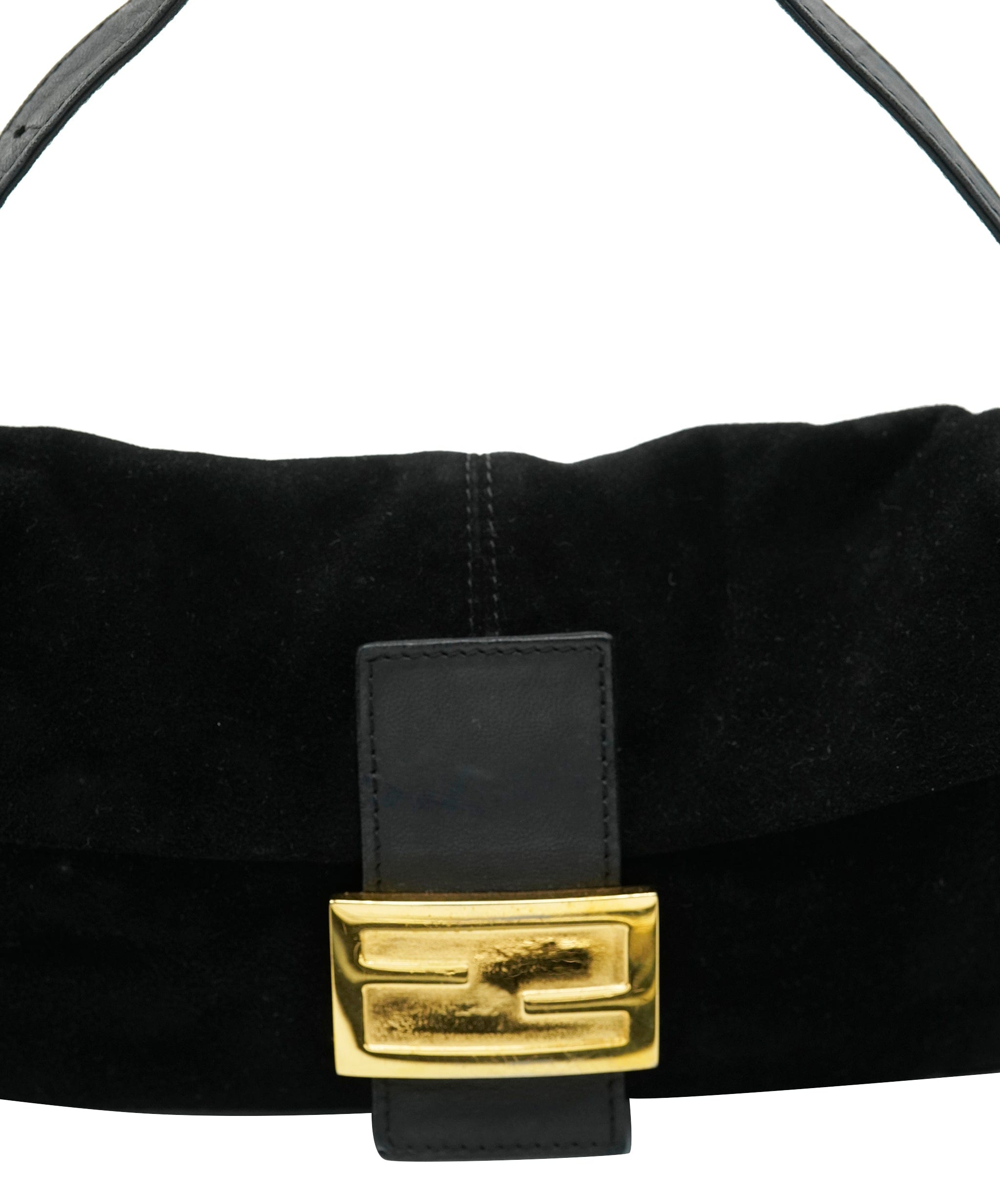 Fendi Fendi Black Suede Baguette ALC2451