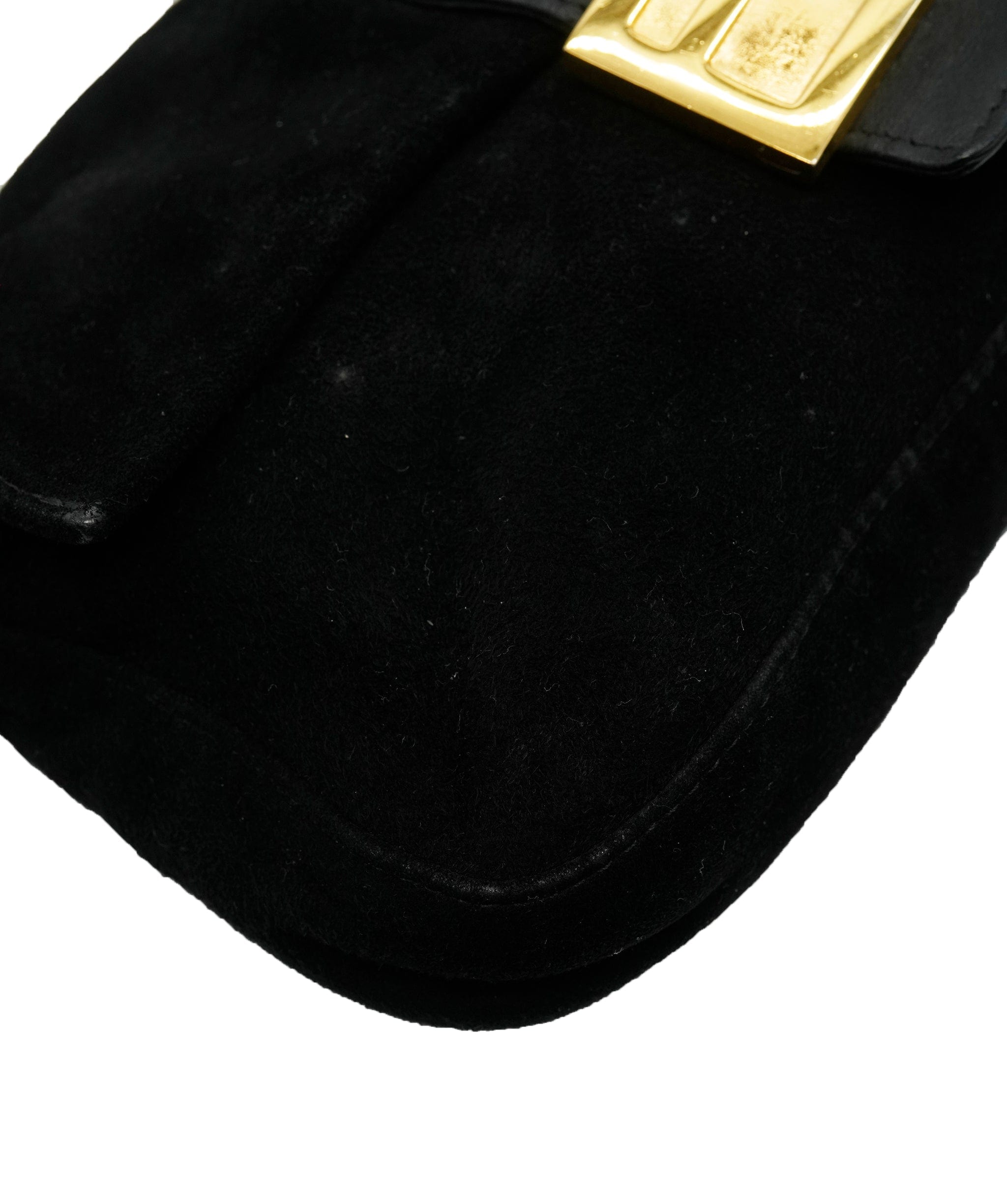 Fendi Fendi Black Suede Baguette ALC2451