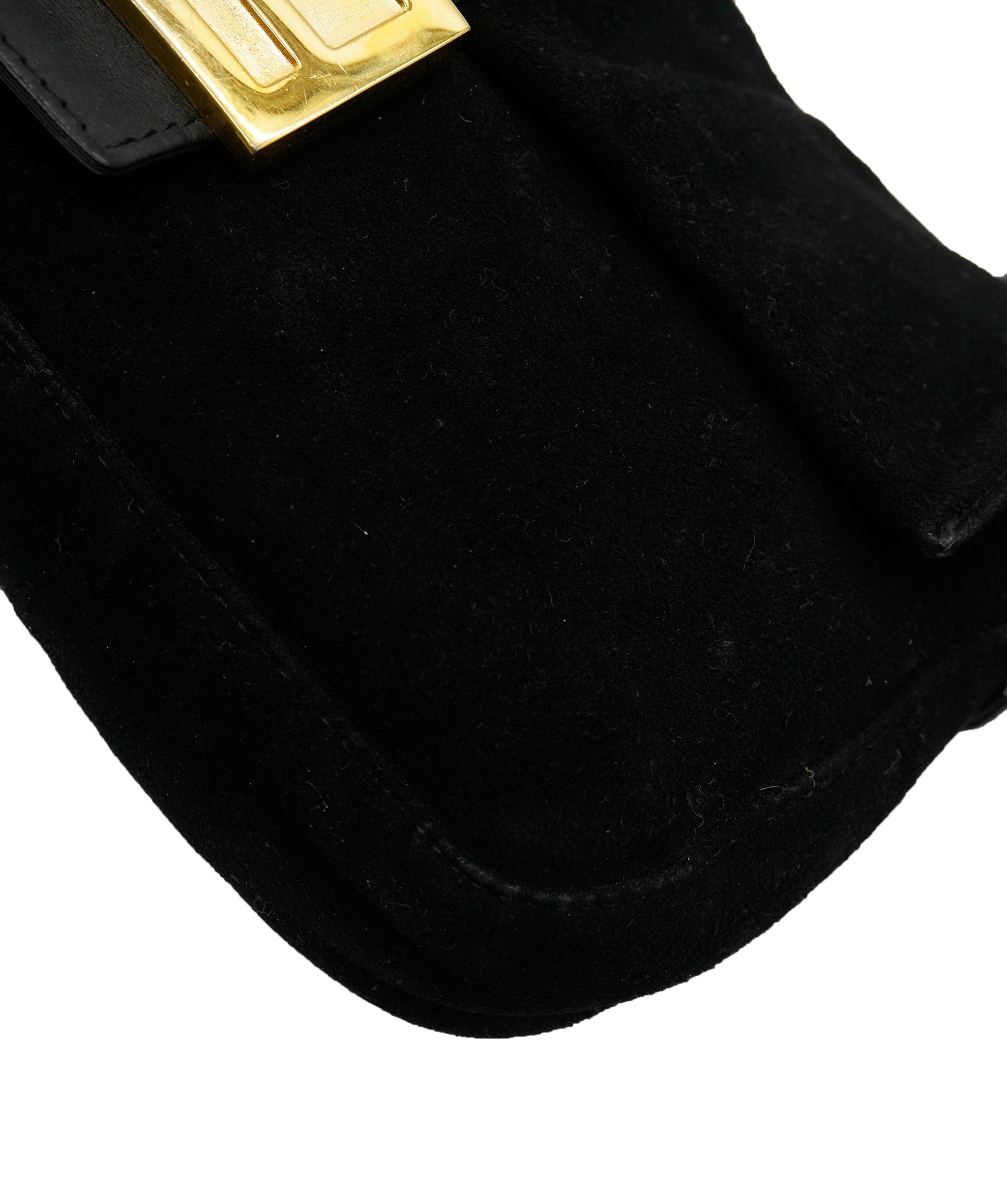 Fendi Fendi Black Suede Baguette ALC2451