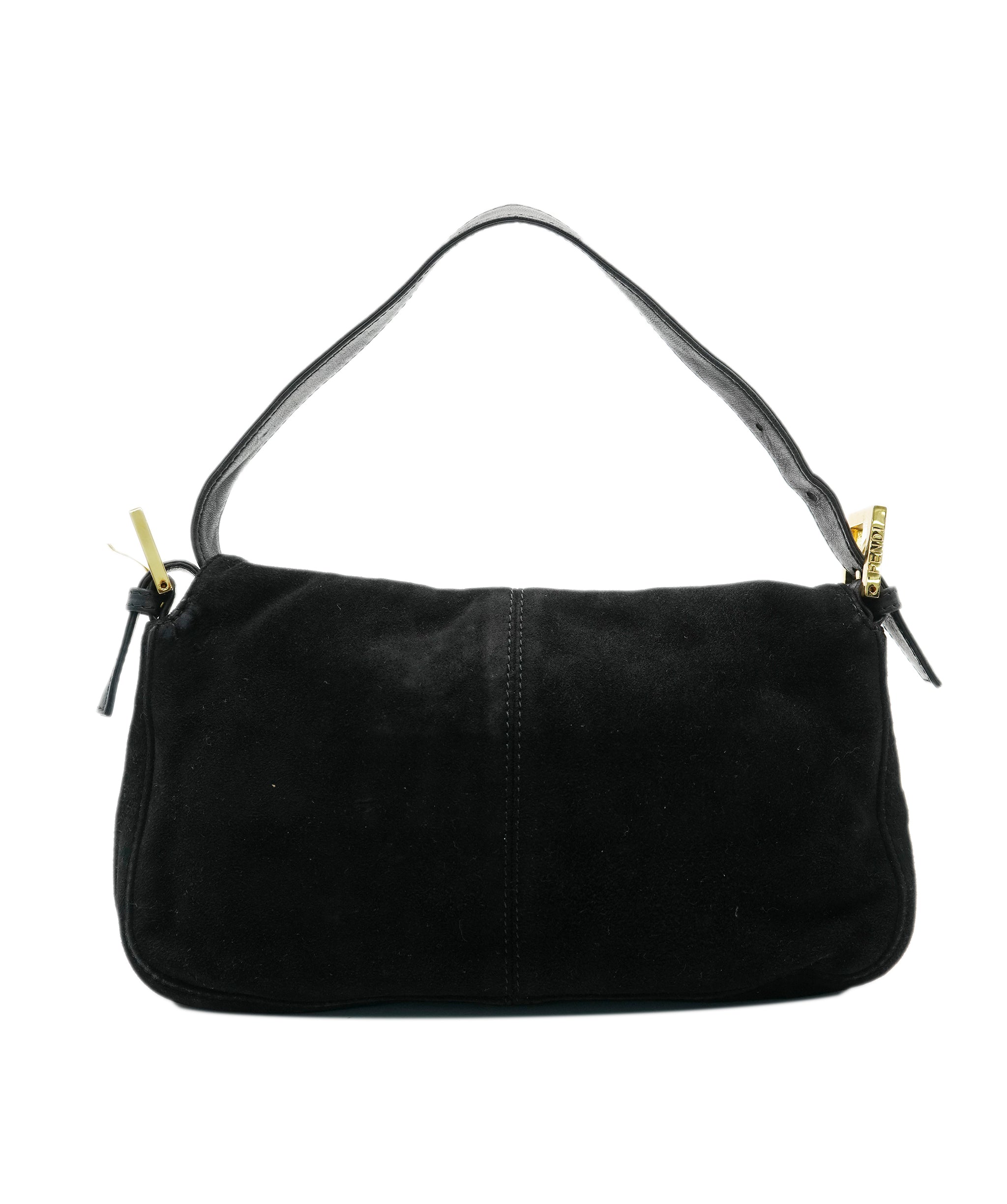 Fendi Fendi Black Suede Baguette ALC2451
