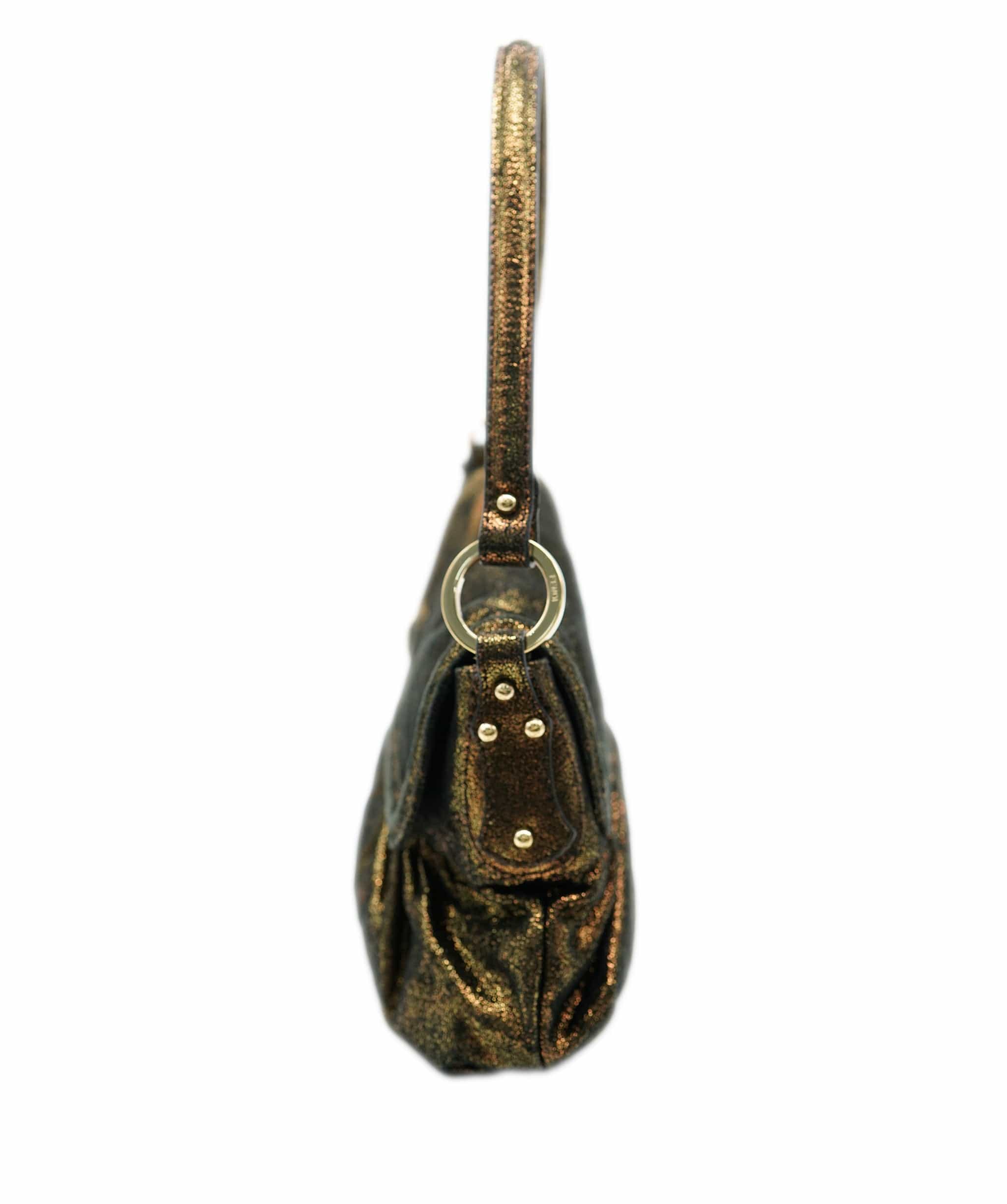 Fendi Fendi bronze mettalic shoudler bag  ALC0907