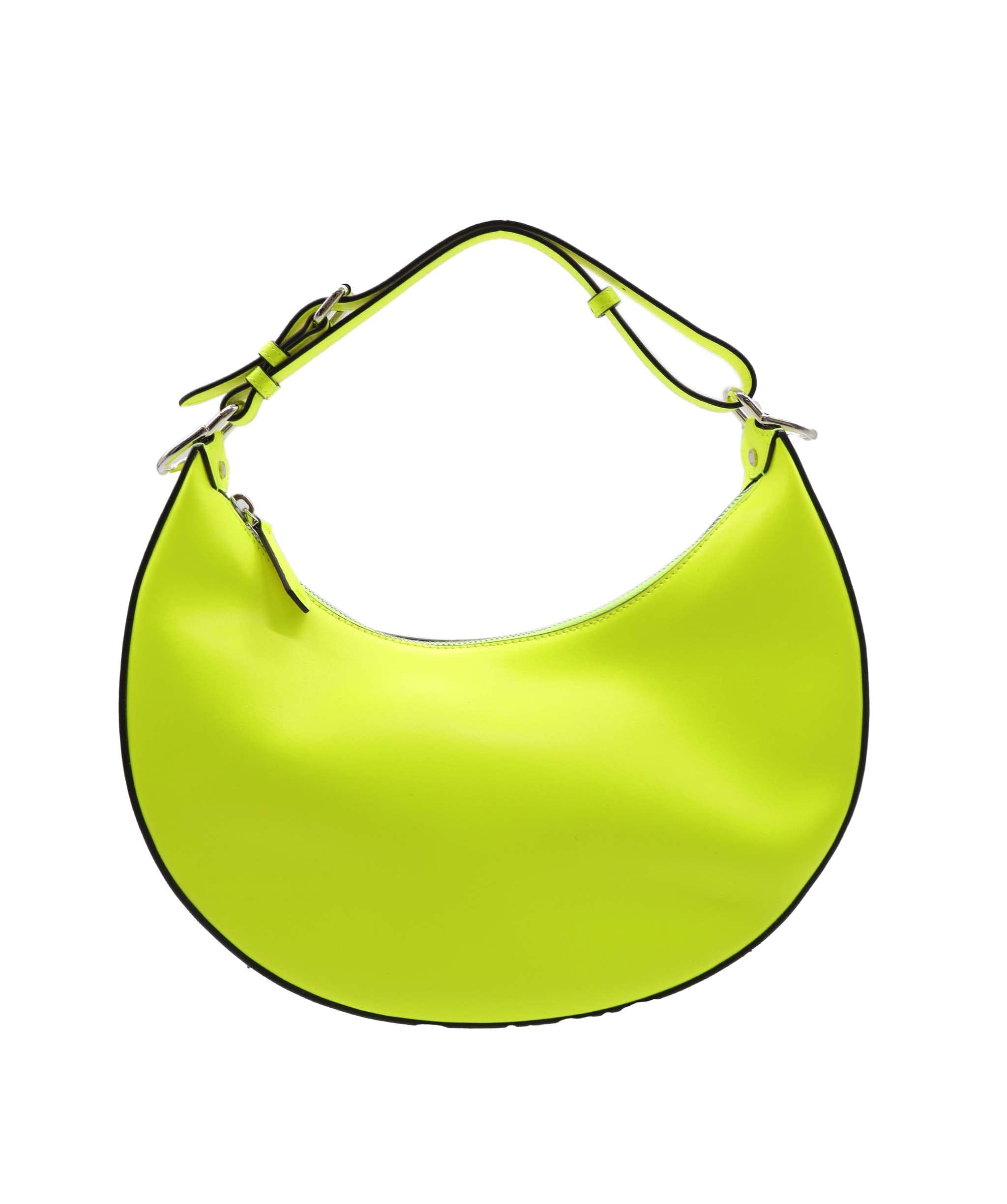 Fendi Fendi Fendigraphy Acid Yellow Hobo Style Bag Silver Hardware  AGC2032