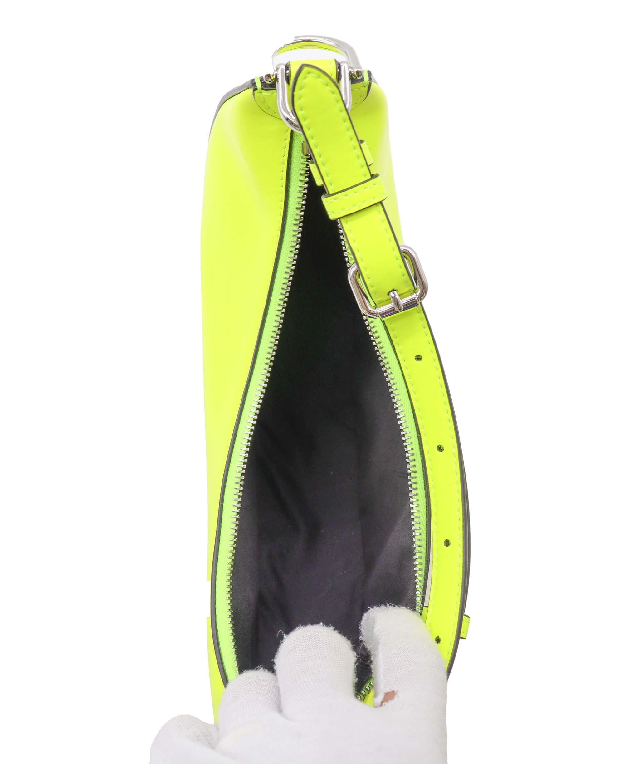 Fendi Fendi Fendigraphy Acid Yellow Hobo Style Bag Silver Hardware  AGC2032