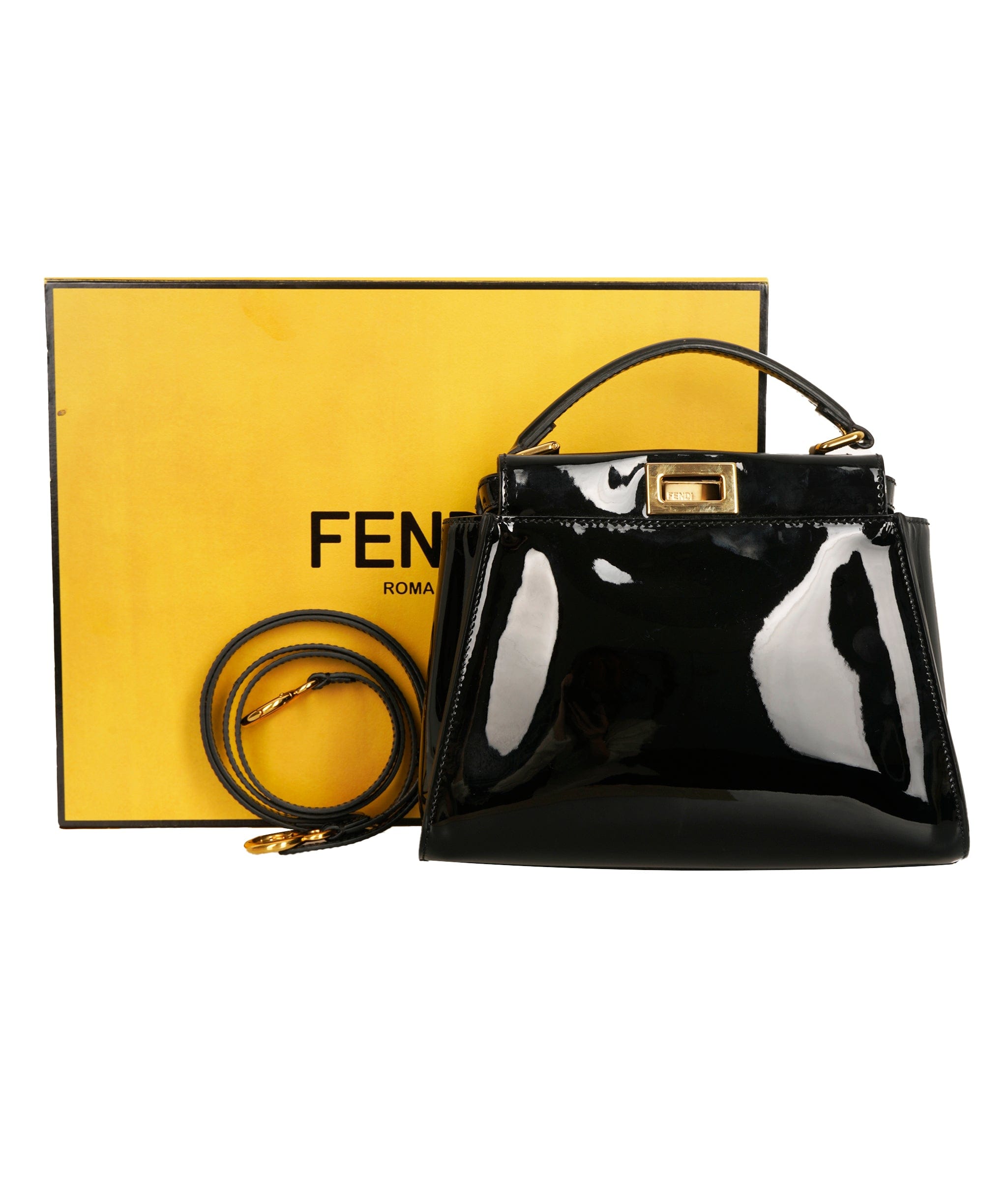 Fendi Fendi Peekabo Patent Small Full Set