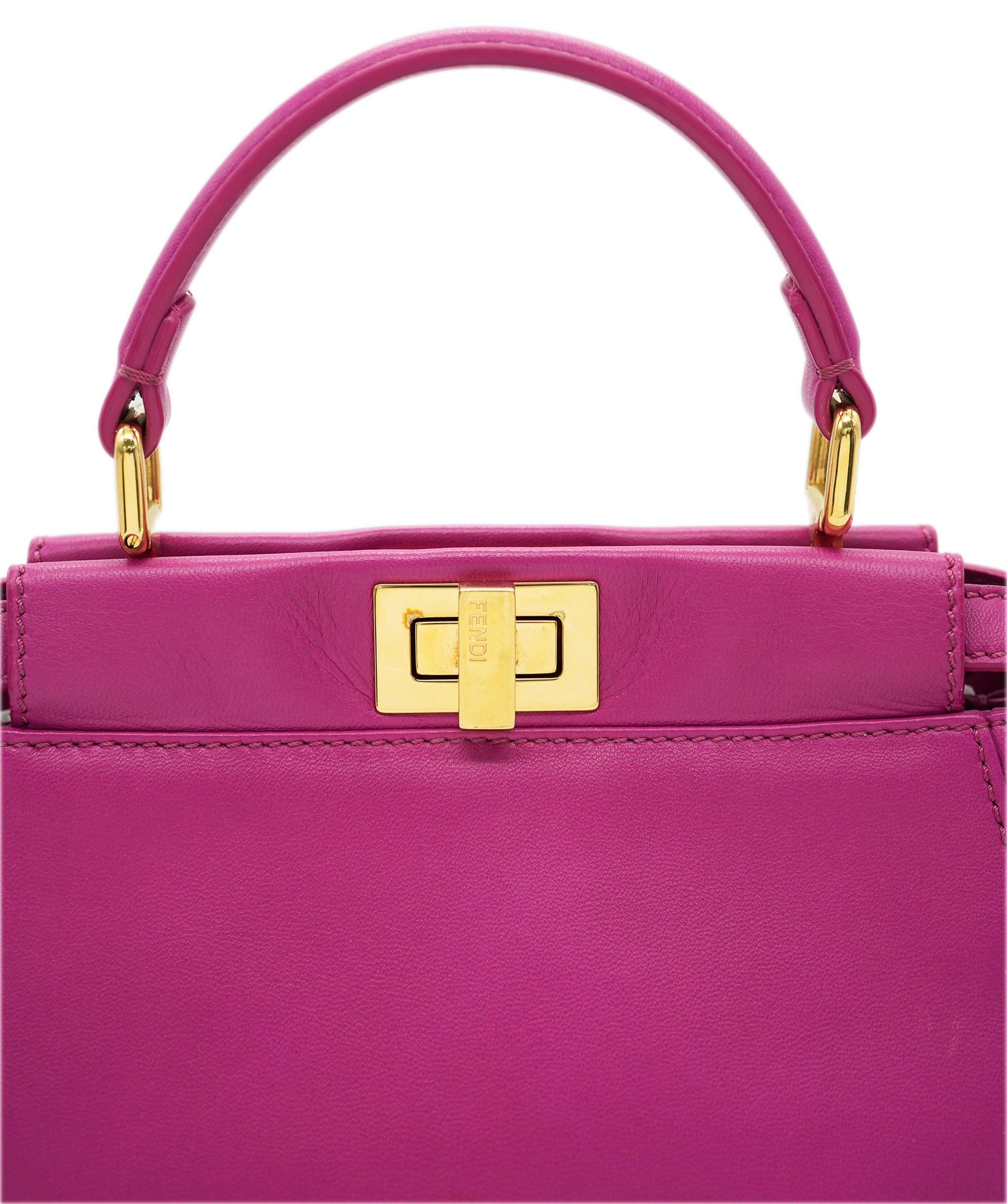 Fendi Fendi Peekabo Small Magenta Bag  ALC1633