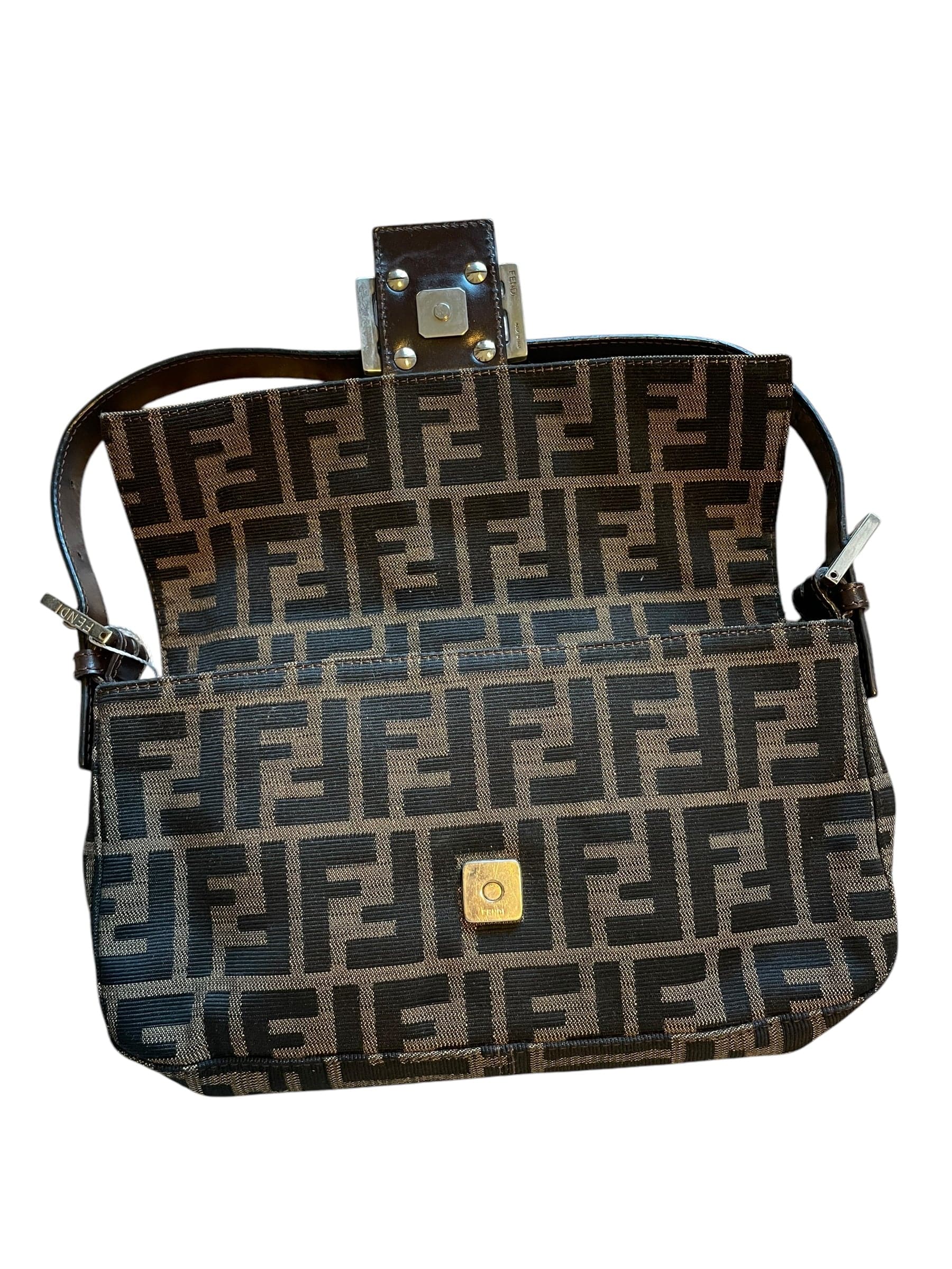 Fendi Fendi Vintage Baguette Classic Zucca Print  DXBK0455