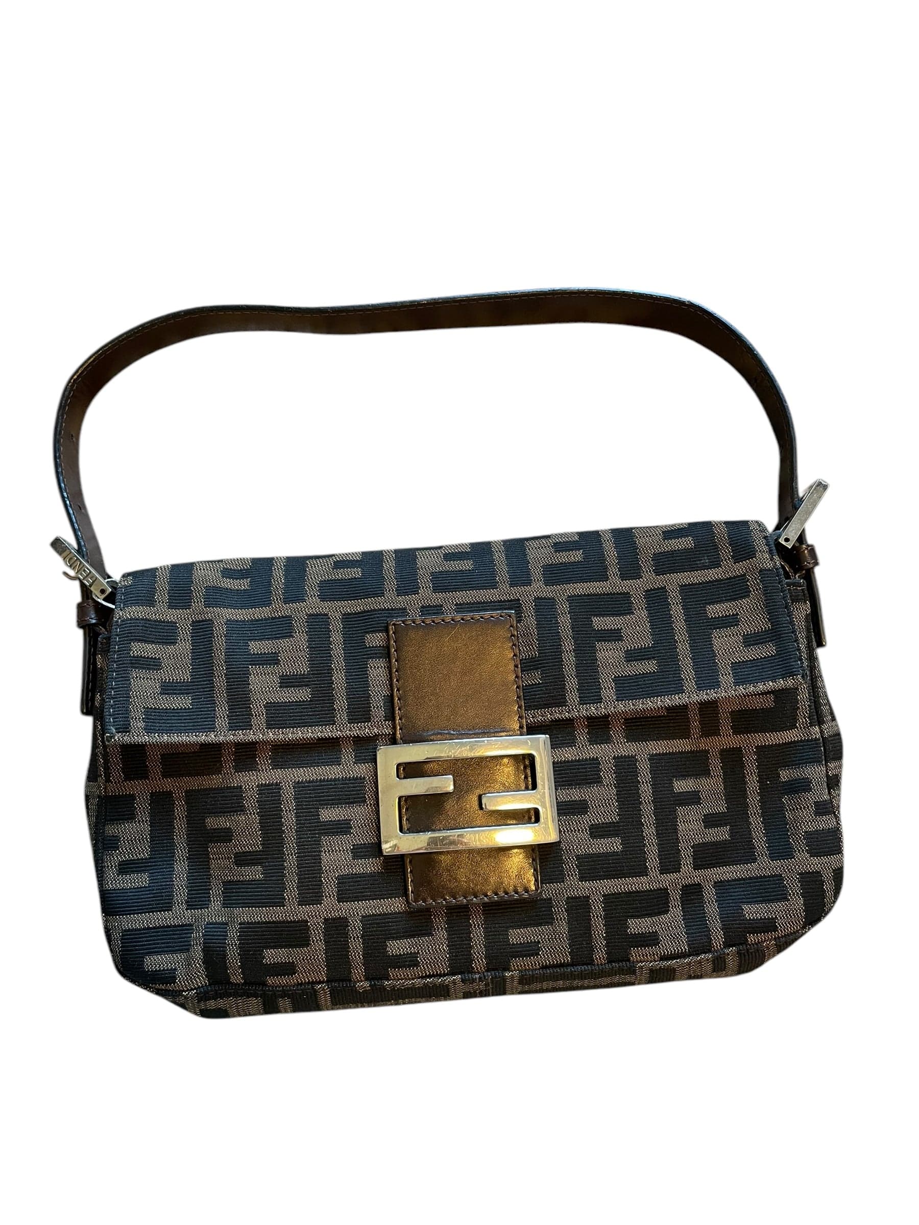 Fendi Fendi Vintage Baguette Classic Zucca Print  DXBK0455
