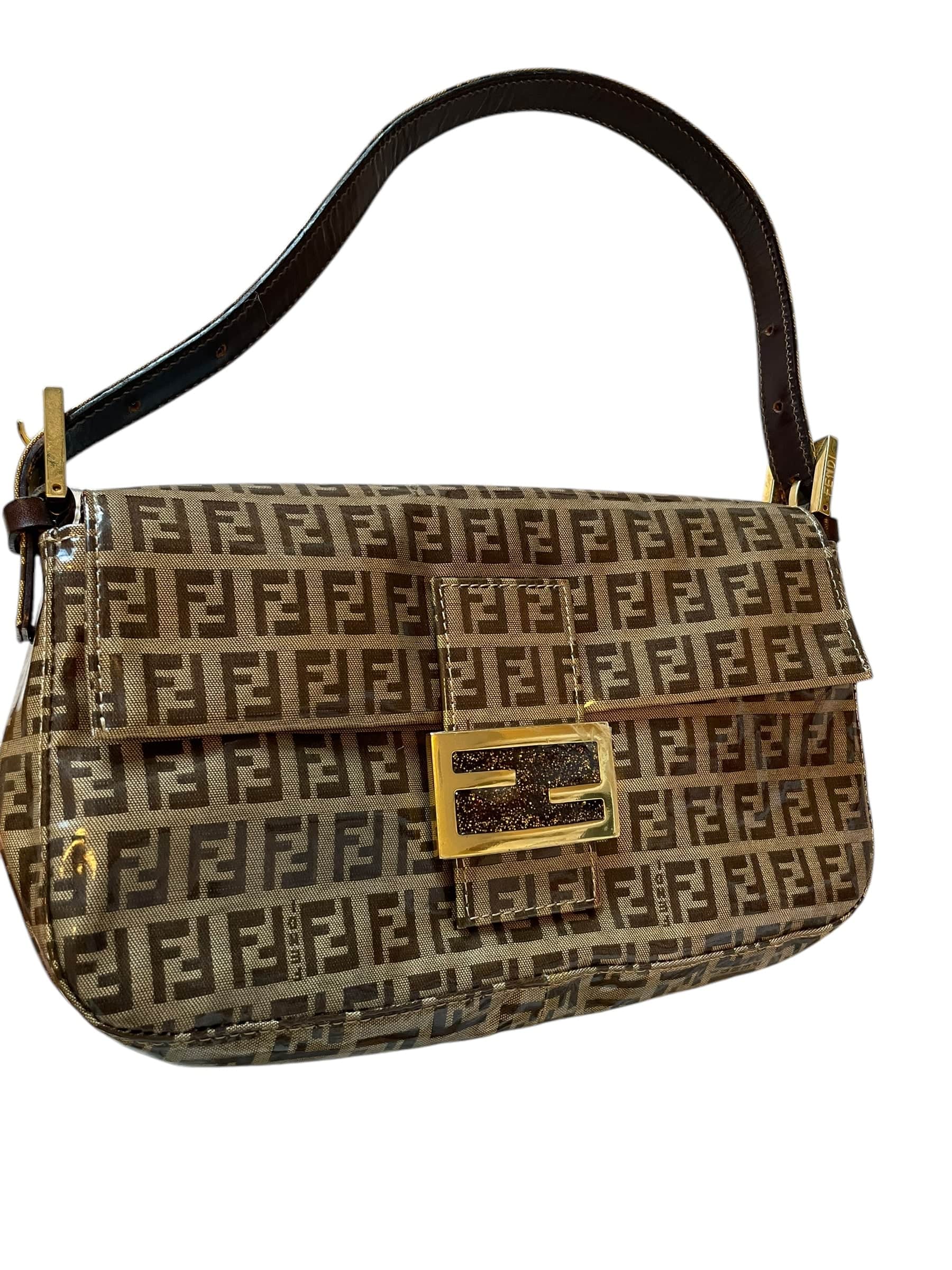 Fendi Zucchini Brown Patent VIntage Baguette DXBK0453 – Luxury Promise