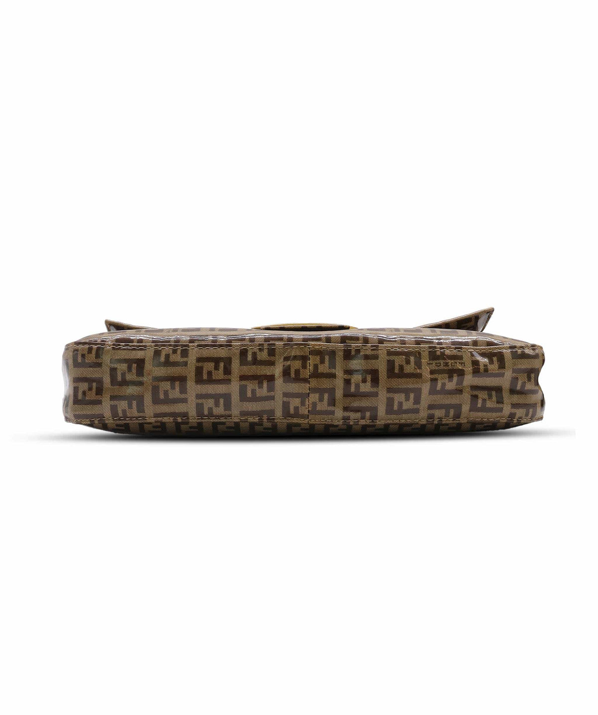 Fendi Fendi Zucchini Brown Patent VIntage Baguette DXBK0453
