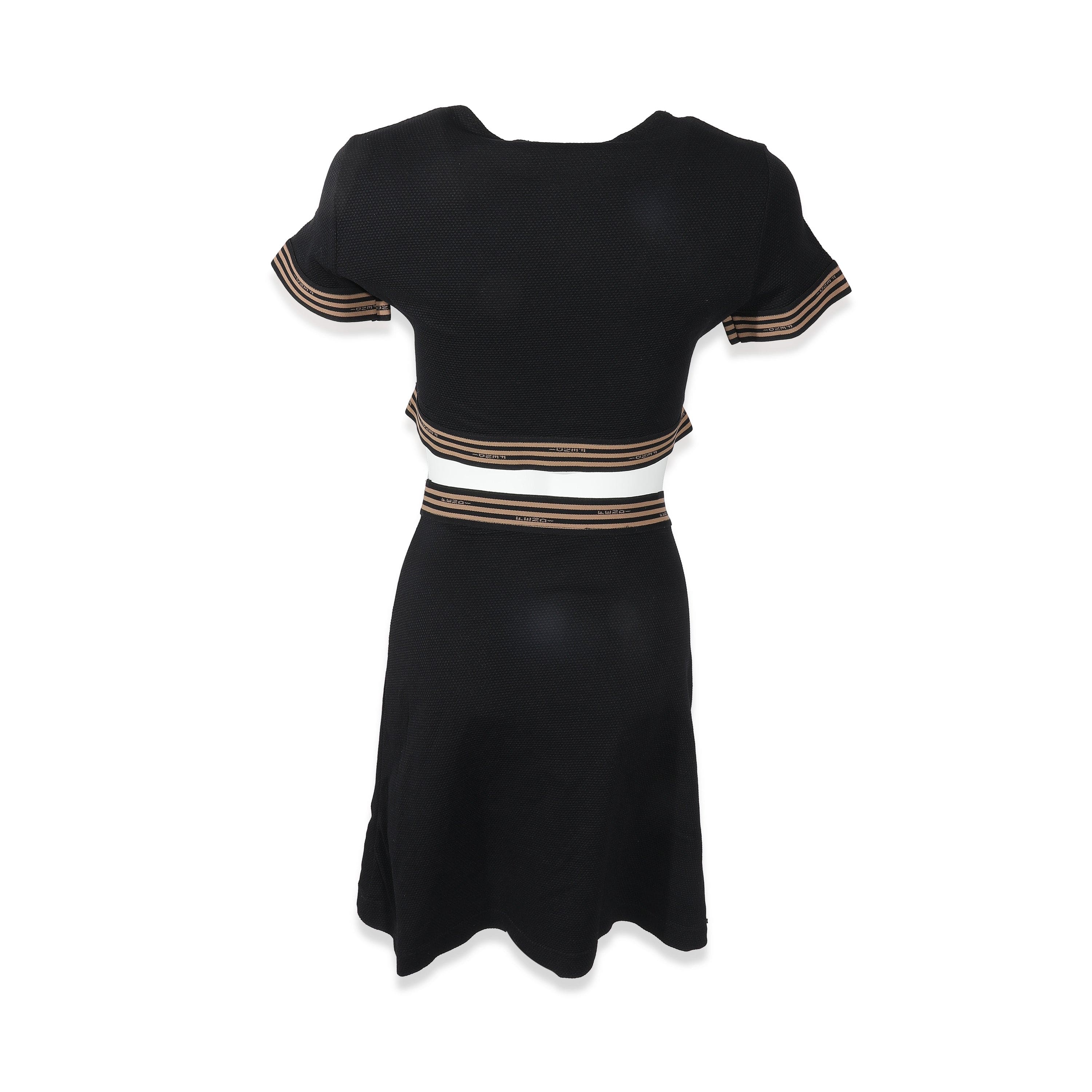 Fendi Fendi Cropped Top & Skirt Set Black ASL9546