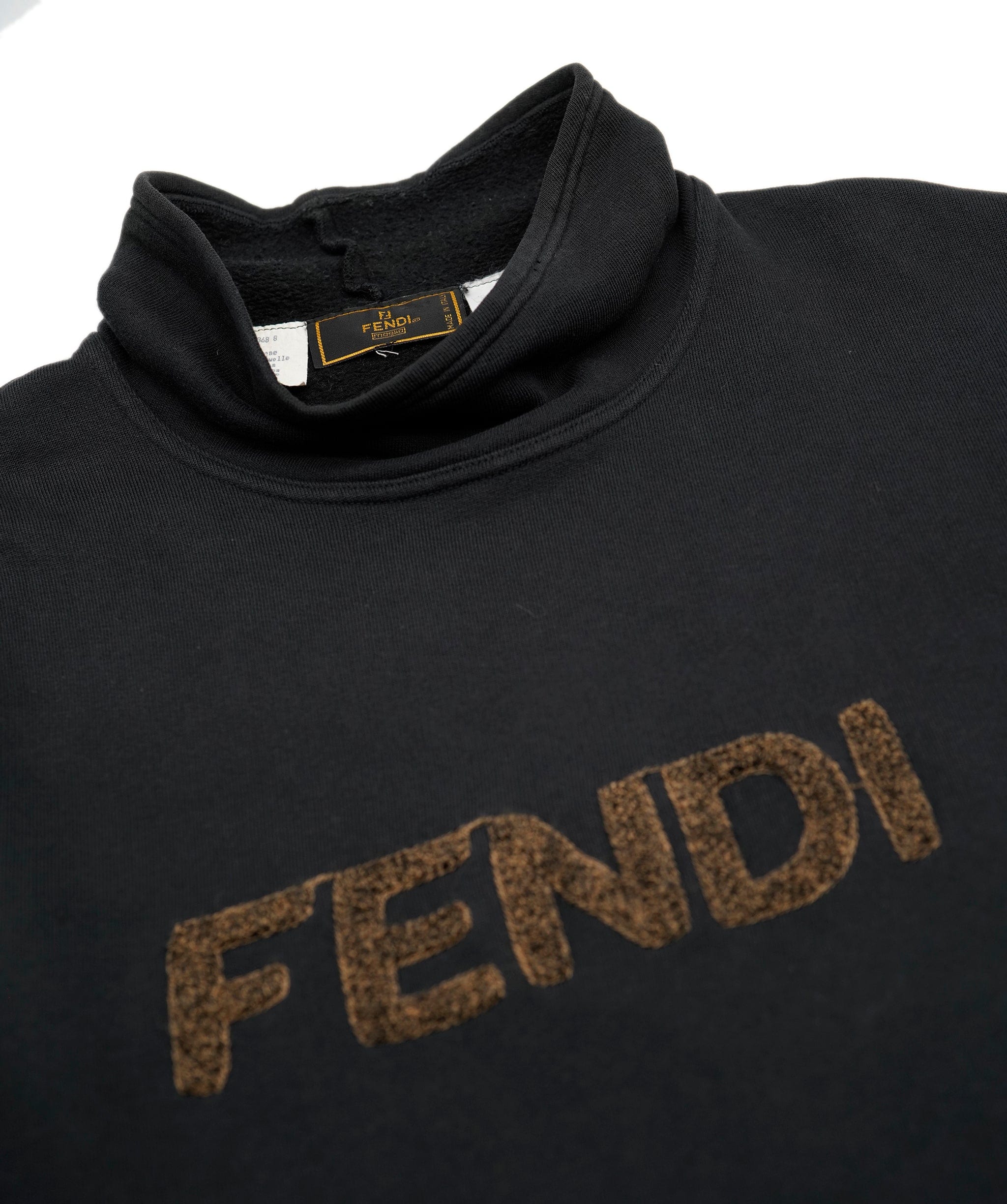 Fendi Fendi Logo Sweatshirt Black ASL5786