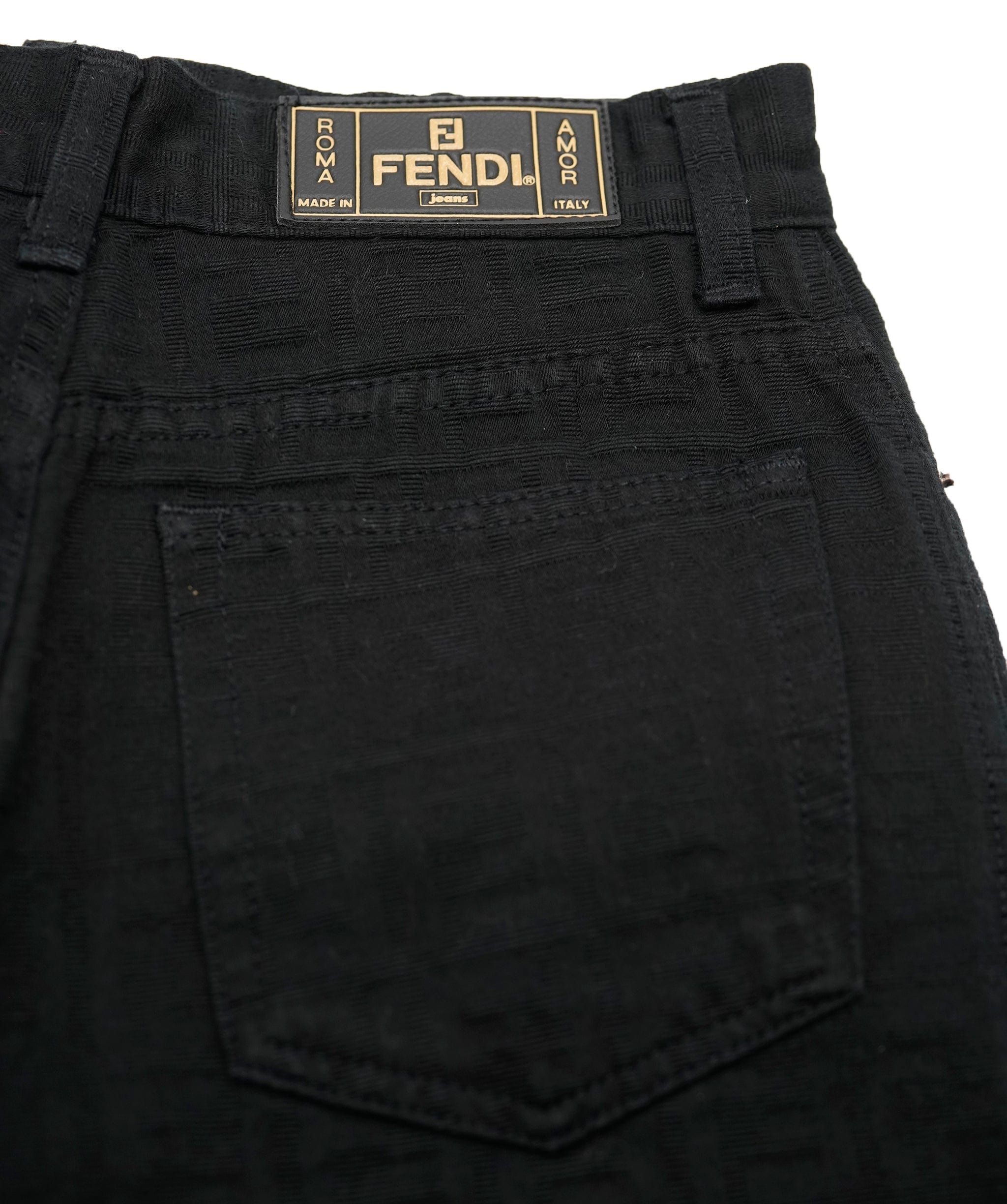 Fendi Fendi Zucca Jacket Pants Suit Black ASL9940