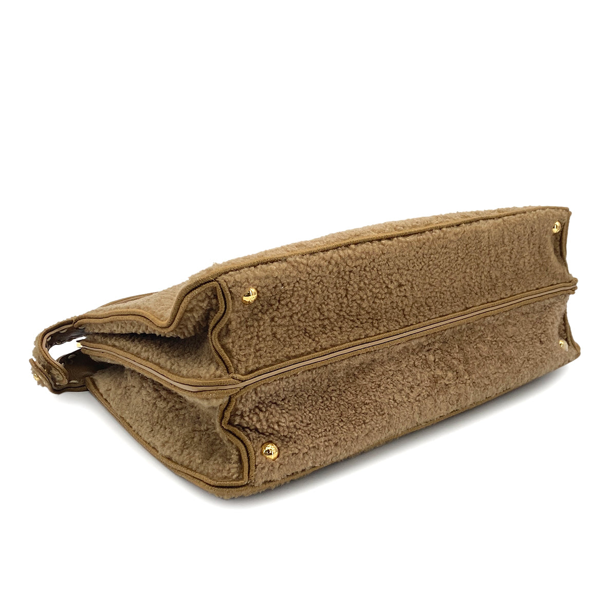 FENDI FENDI PEEKABOO ISEEU HAND SHOULDER BAG MOUTON BROWN 8BN328 90304729