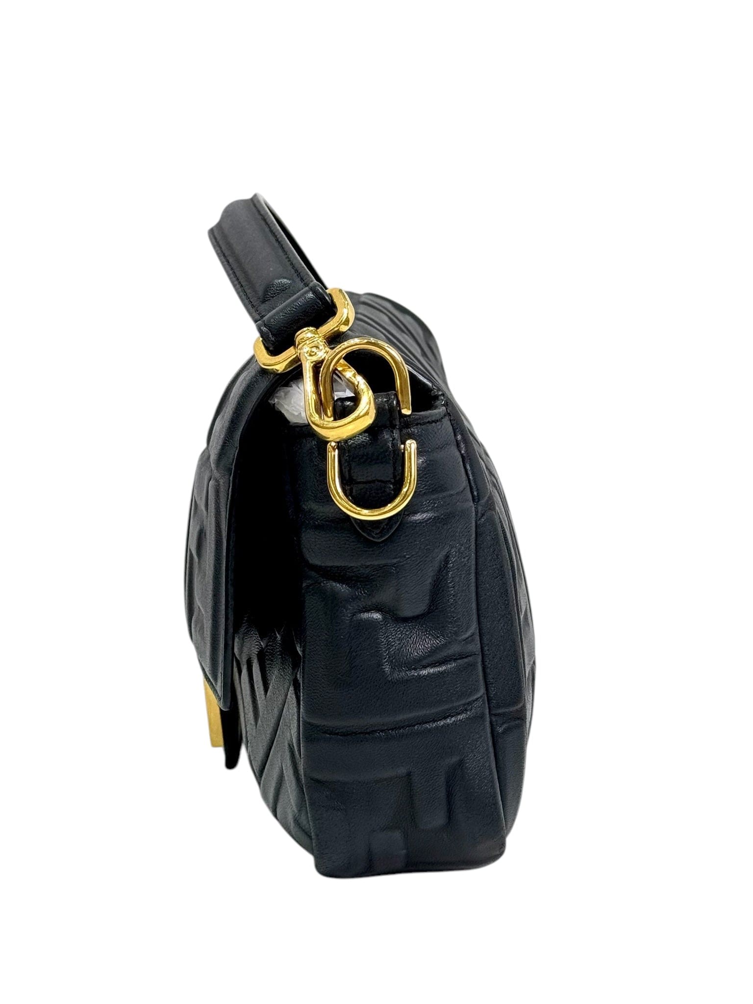 Fendi Fendi Baguette Classic Size Black Calfskin 06709692