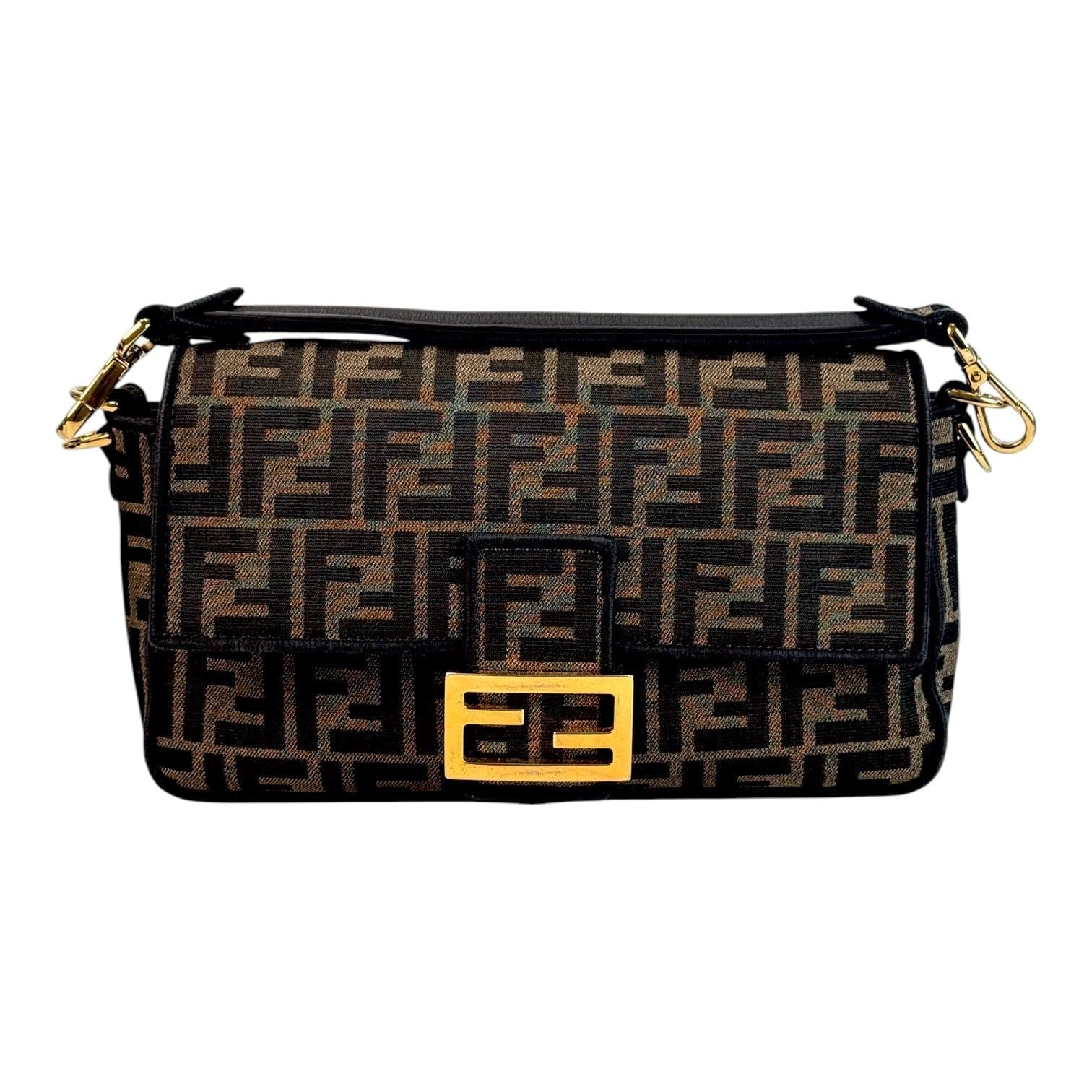 Fendi Fendi Baguette Fabric Brown Bag
