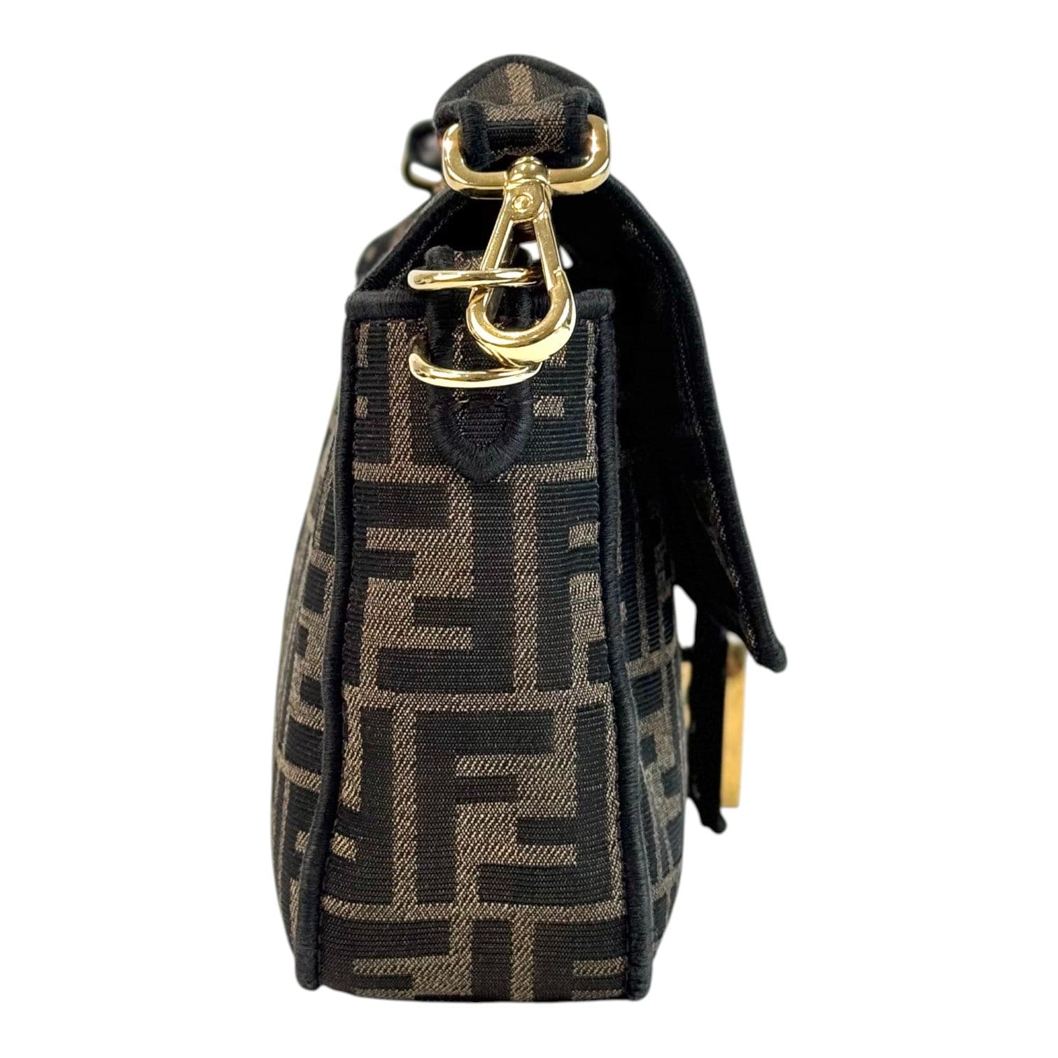 Fendi Fendi Baguette Fabric Brown Bag