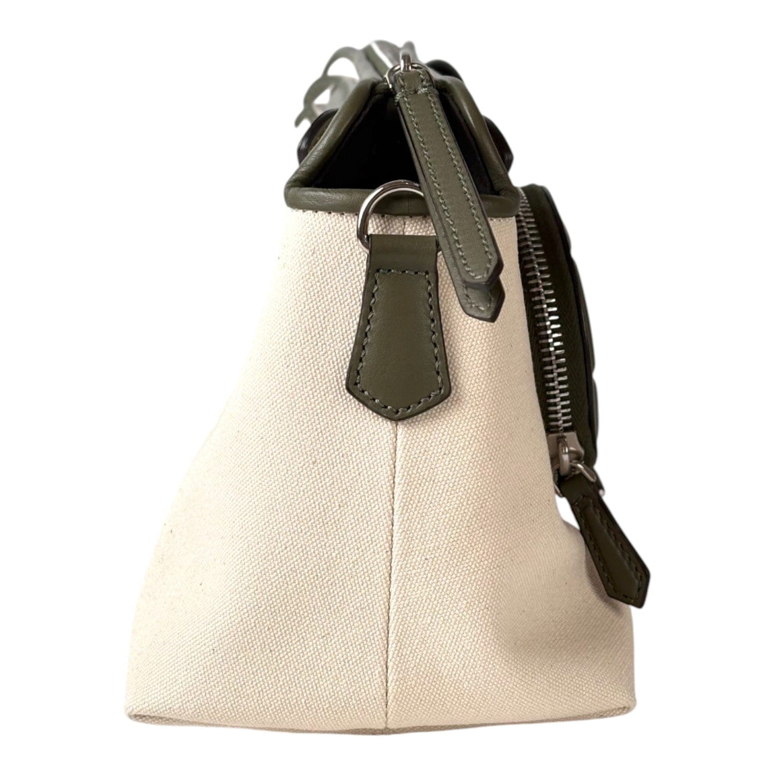 Fendi Fendi By The Way Canvas/Green Small Bag