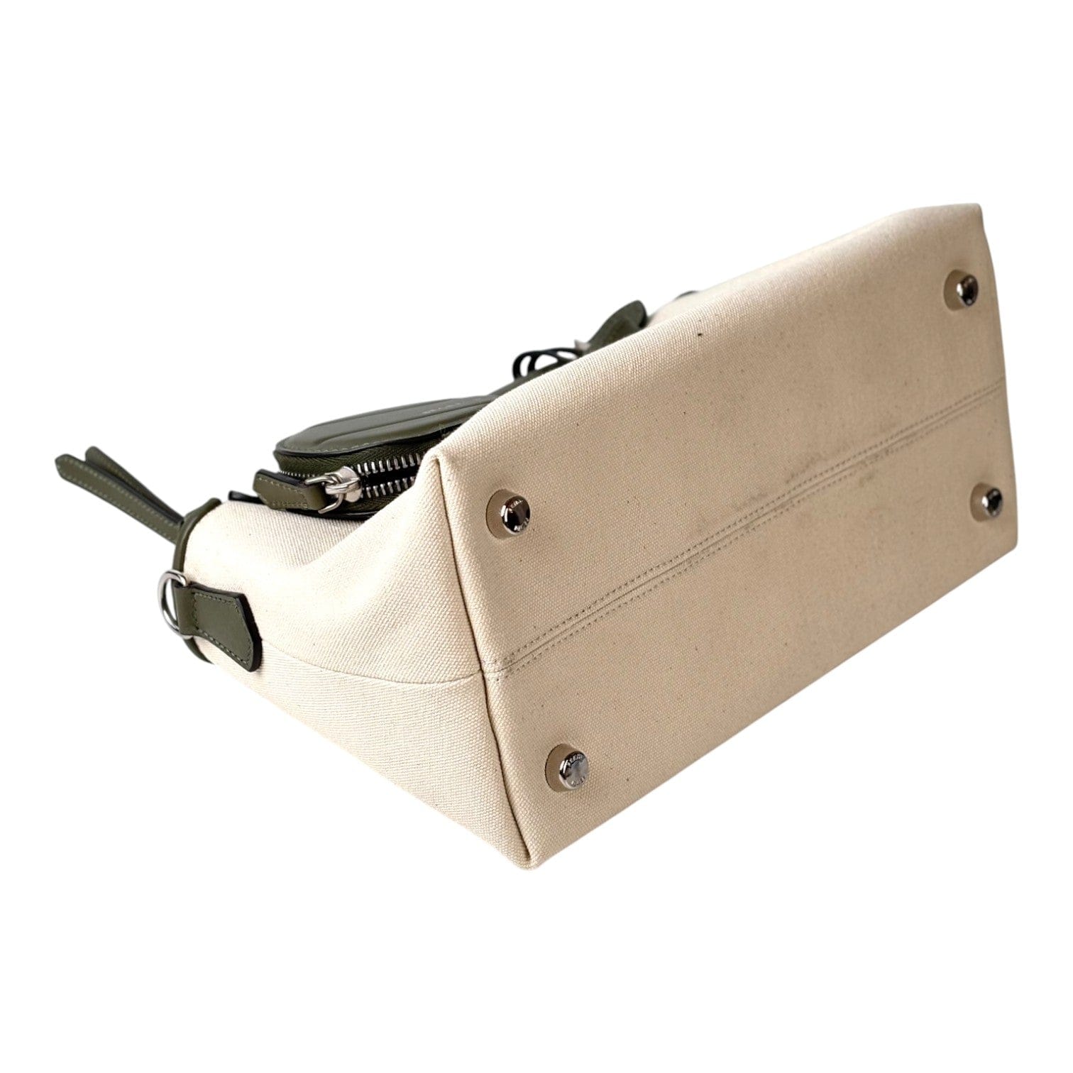 Fendi Fendi By The Way Canvas/Green Small Bag