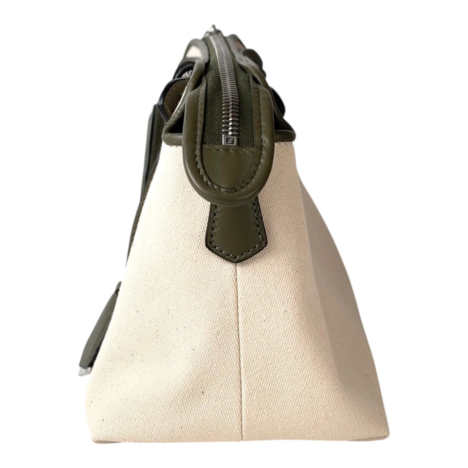 Fendi Fendi By The Way Canvas/Green Small Bag