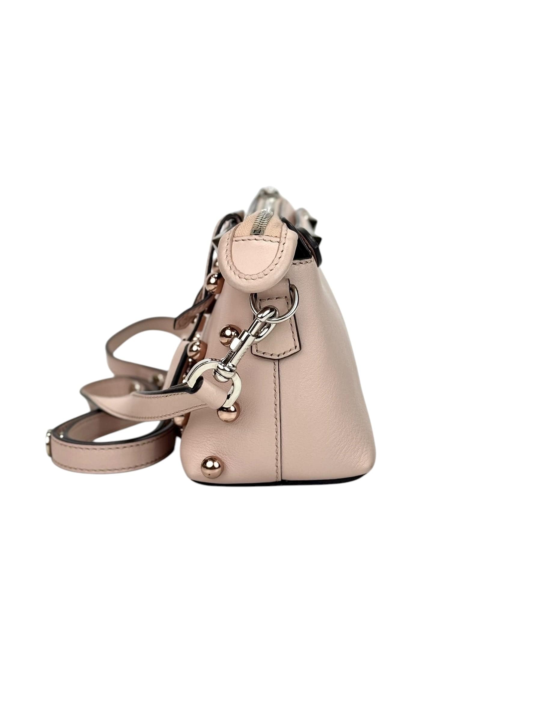 Fendi Fendi By The Way Mini Pearl Leather Handbag
