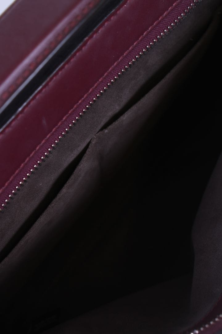 Fendi Fendi Dot Com Whipstitch Burgundy