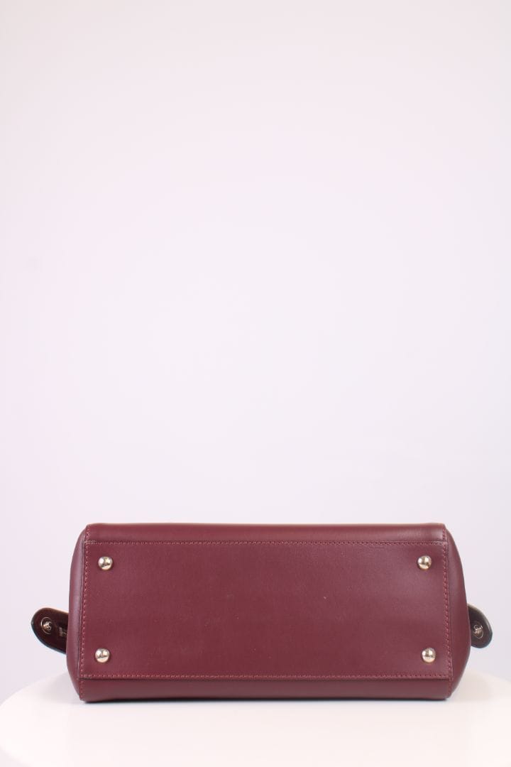 Fendi Fendi Dot Com Whipstitch Burgundy