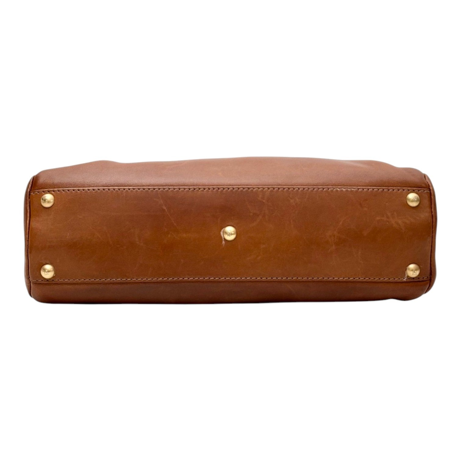 Fendi Fendi Medium Brown Peekaboo Bag in Calfskin