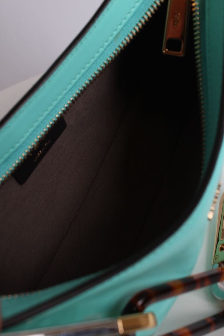 Fendi Fendi O'Lock Swing Shouder Bag Tiffany Blue