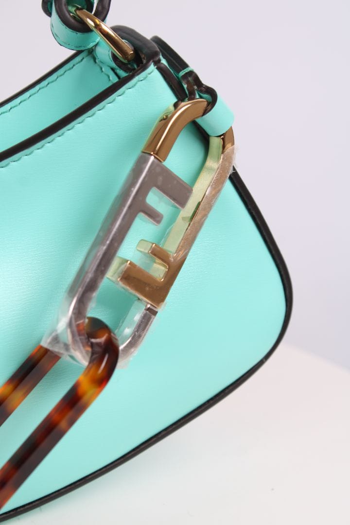 Fendi Fendi O'Lock Swing Shouder Bag Tiffany Blue