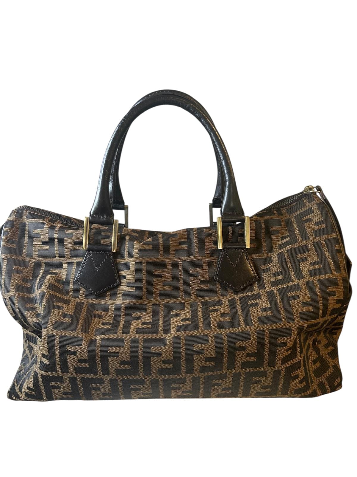 Fendi Fendi Zucca Boston Monogram Bag