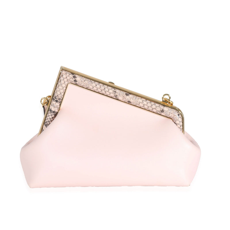 FENDI: Sunshine Mini bag in canvas and patent leather - Pink | FENDI mini  bag 8BS051ANT7 online at GIGLIO.COM