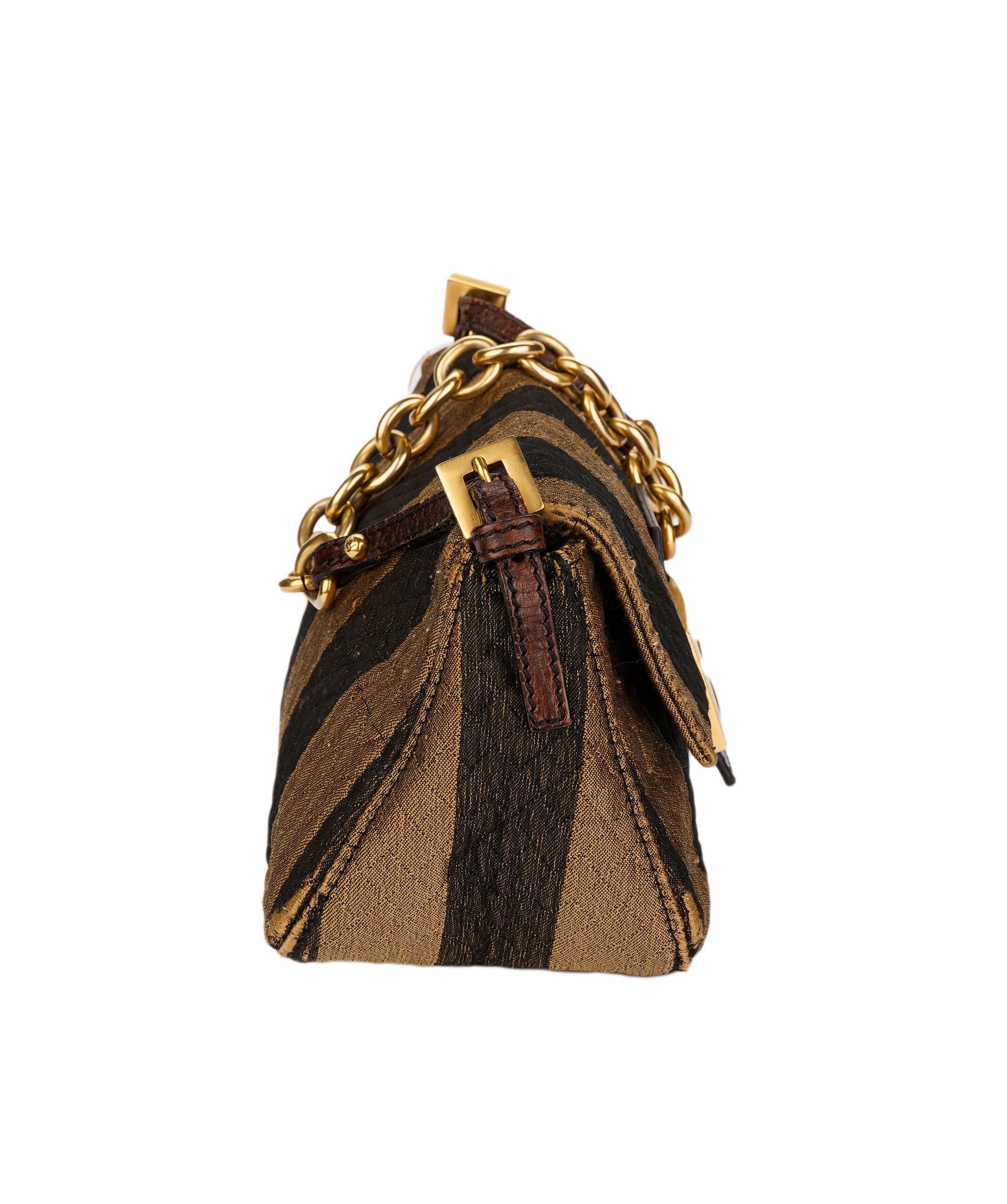 Fendi Fendi Pecan Mini Mamma Baguette Brown DXBS1805