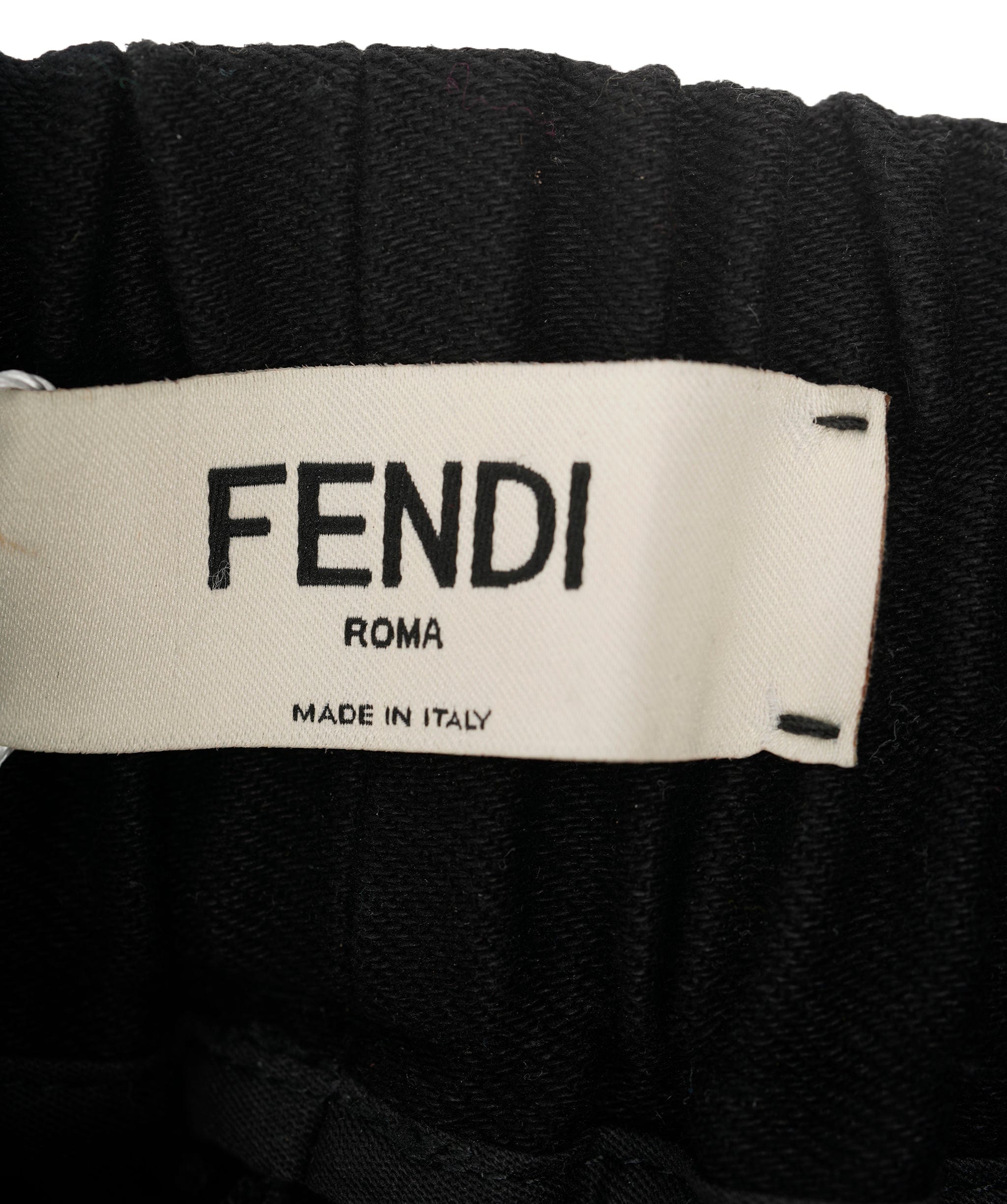 Fendi Fendi Black Short With Fendi Logo  ALC1681