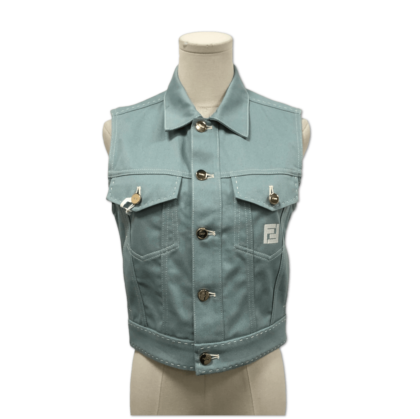 FENDI FENDI cotton Vest Size 38 FQ0633232348