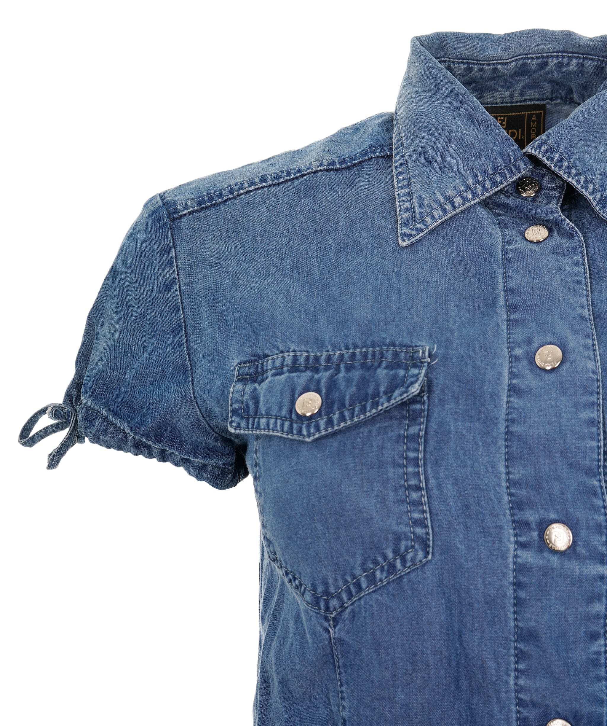Fendi Fendi Denim Open Style Shirt  ALC3546