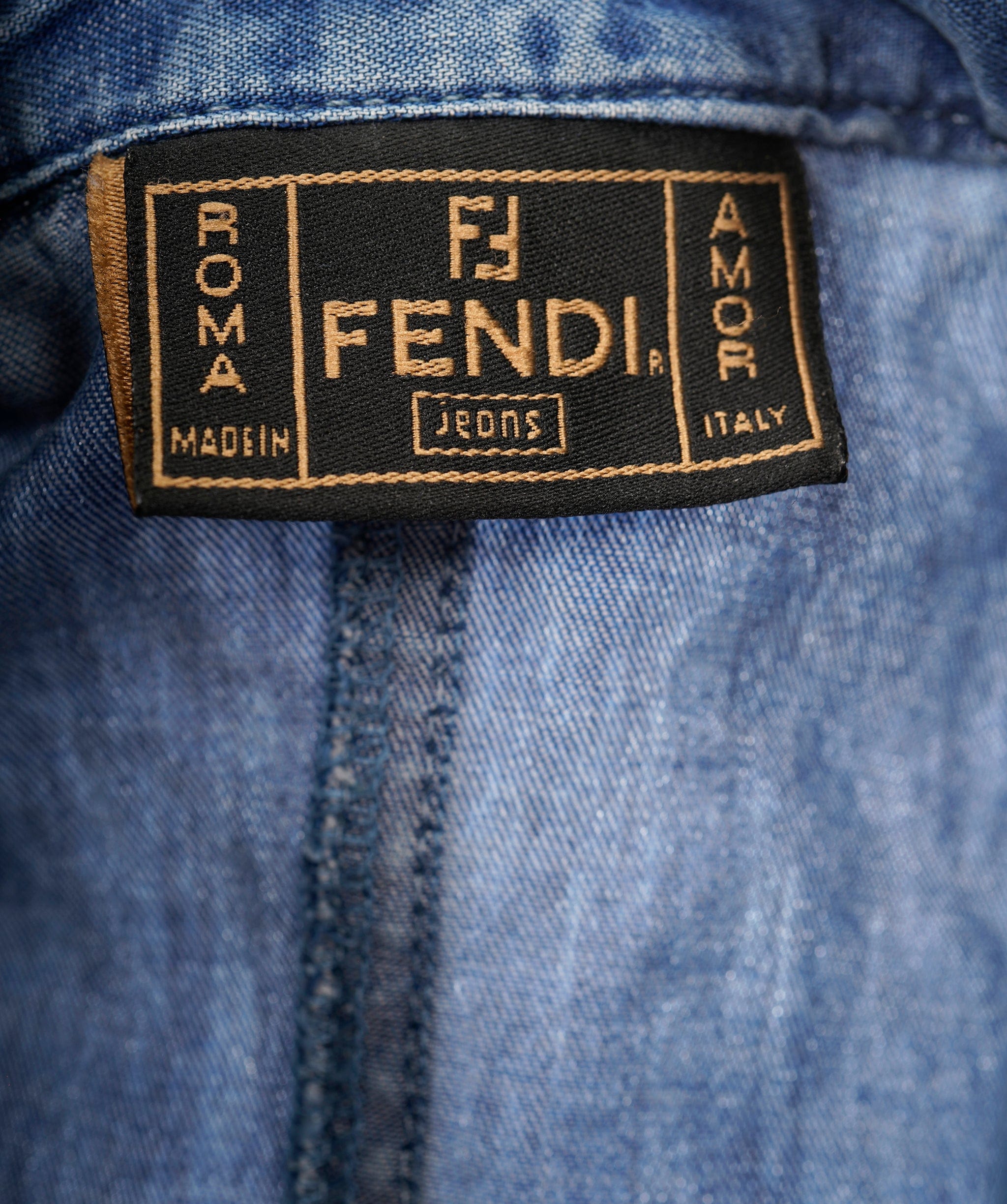 Fendi Fendi Denim Open Style Shirt  ALC3546