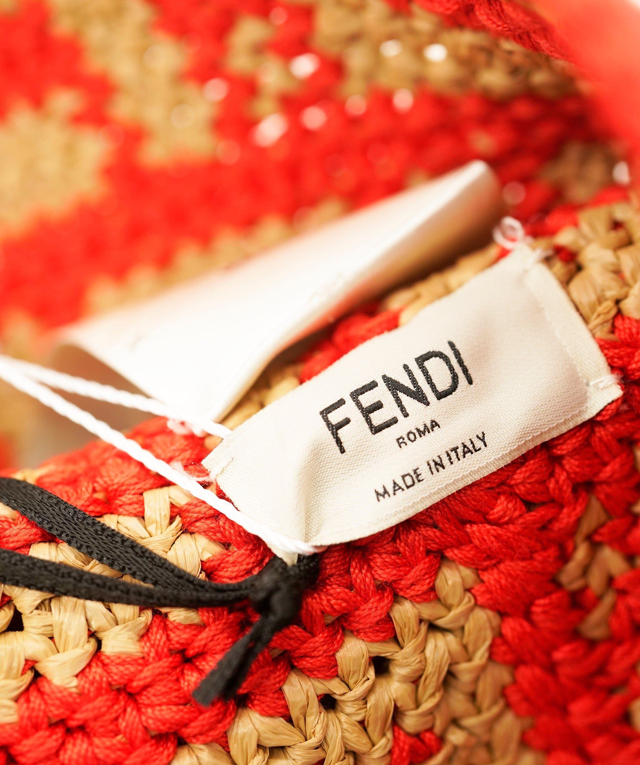 Fendi Fendi orange FF Bucket hat  ALL1089