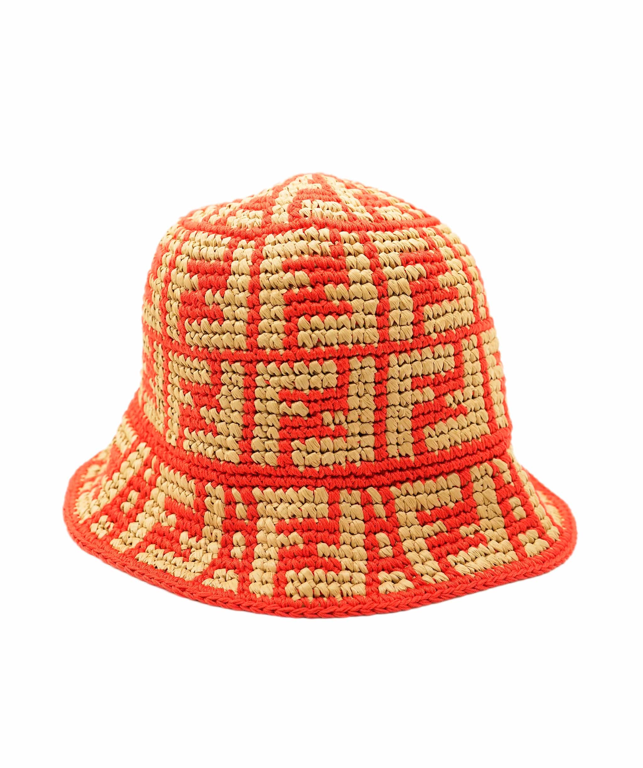 Fendi Fendi orange FF Bucket hat  ALL1089