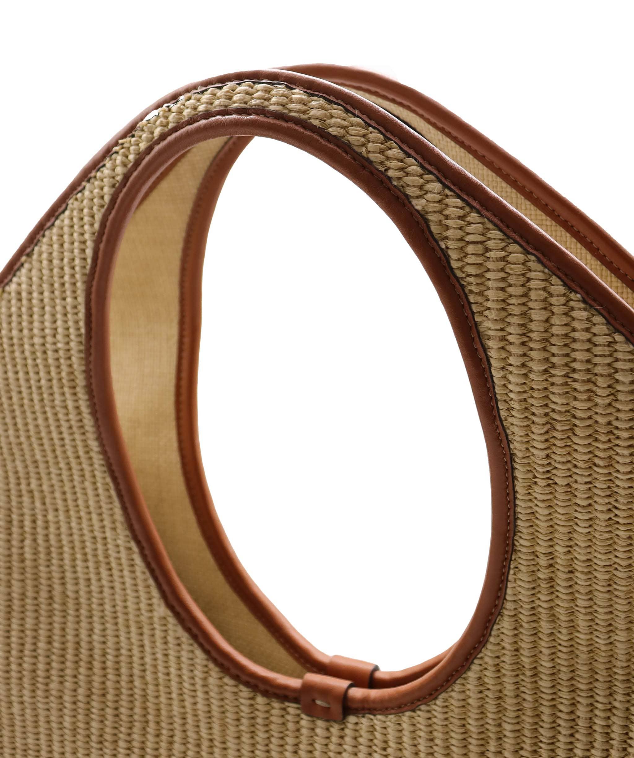 Fendi * FENDI ROMA TOTE BAG BROWN ASC6938