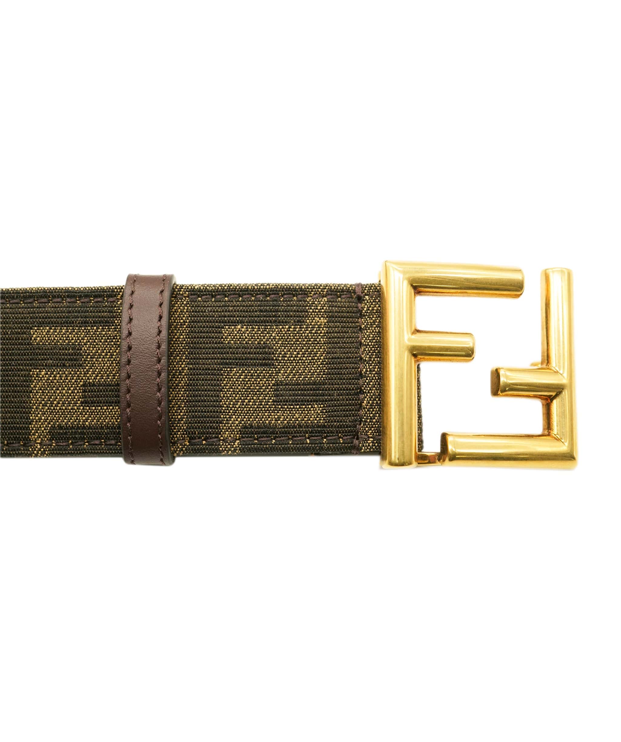 Fendi Fendi Zucca Belt Brown Belt  ALL1094