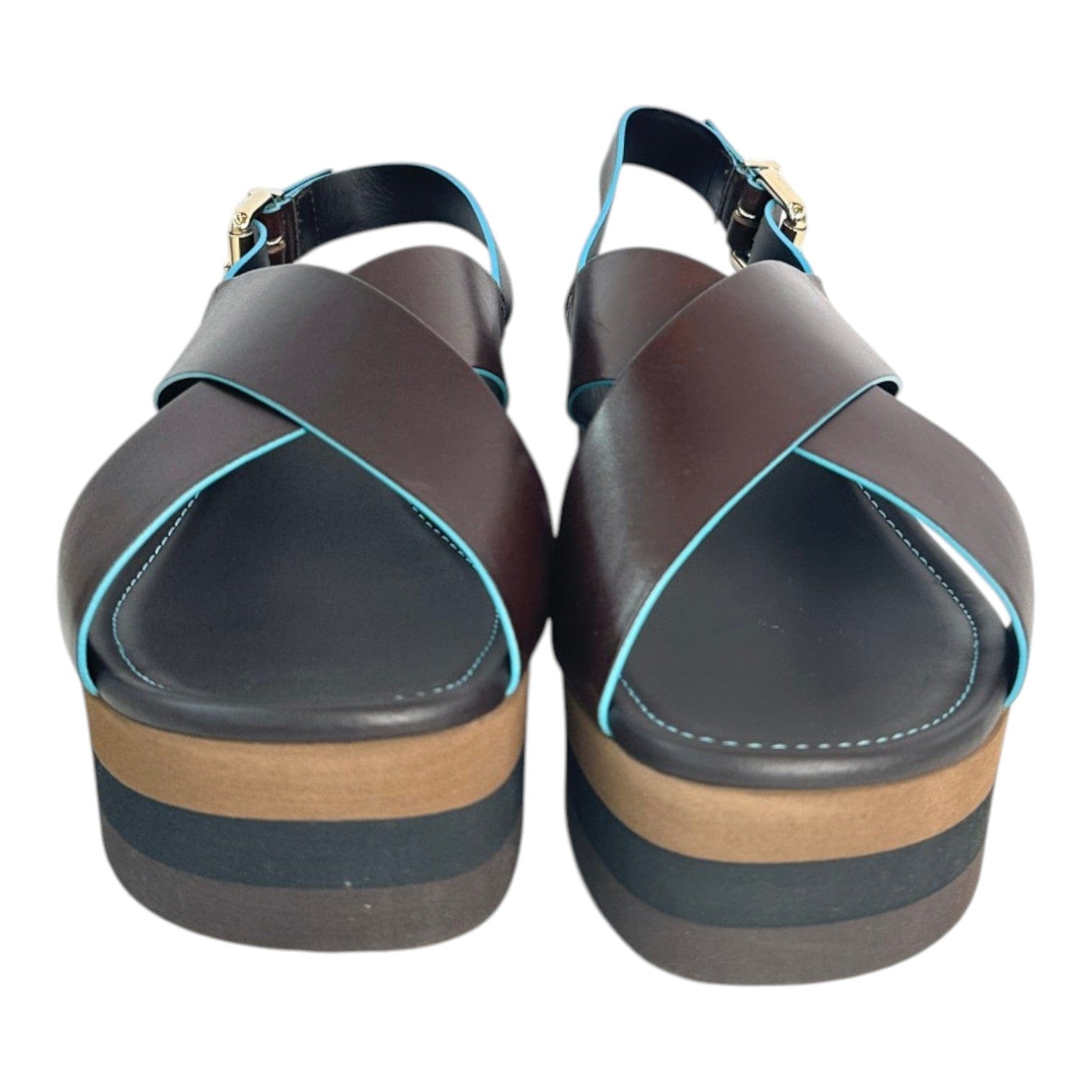 Fendi Fendi Blue/Brown Sandals - Size 40