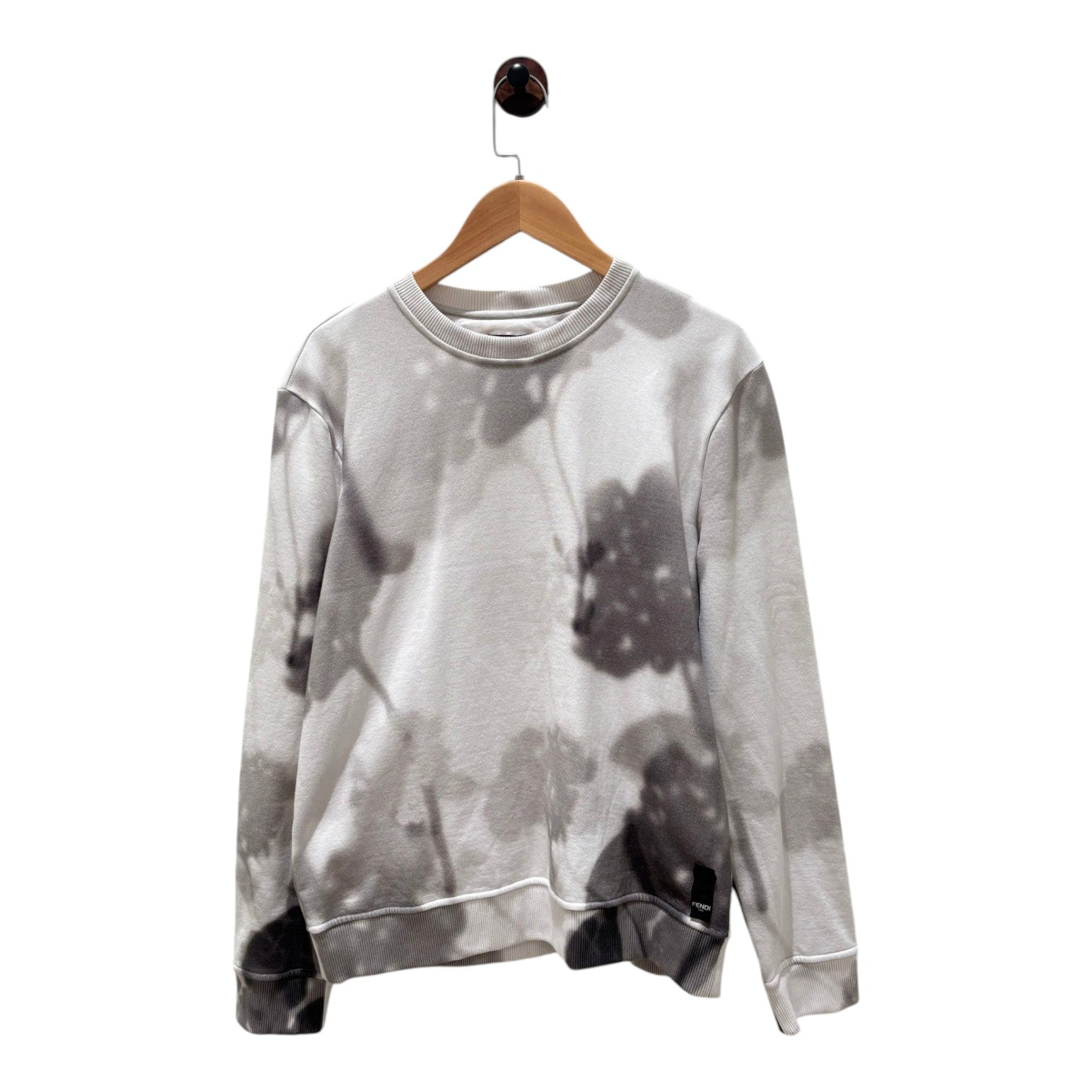 Fendi Fendi Light Grey Cotton Top M