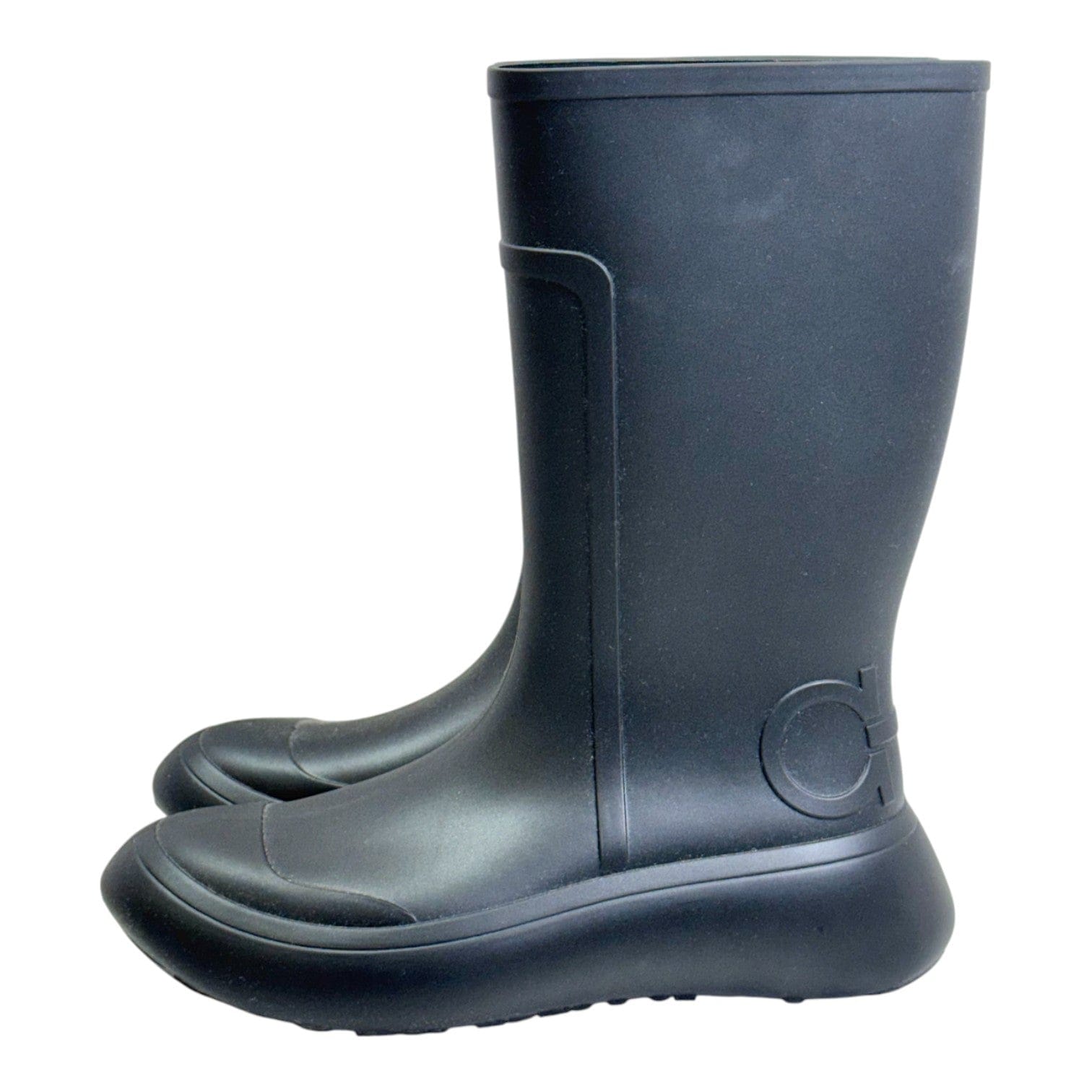 Ferragamo Ferregamo Black Rain Shoes #9