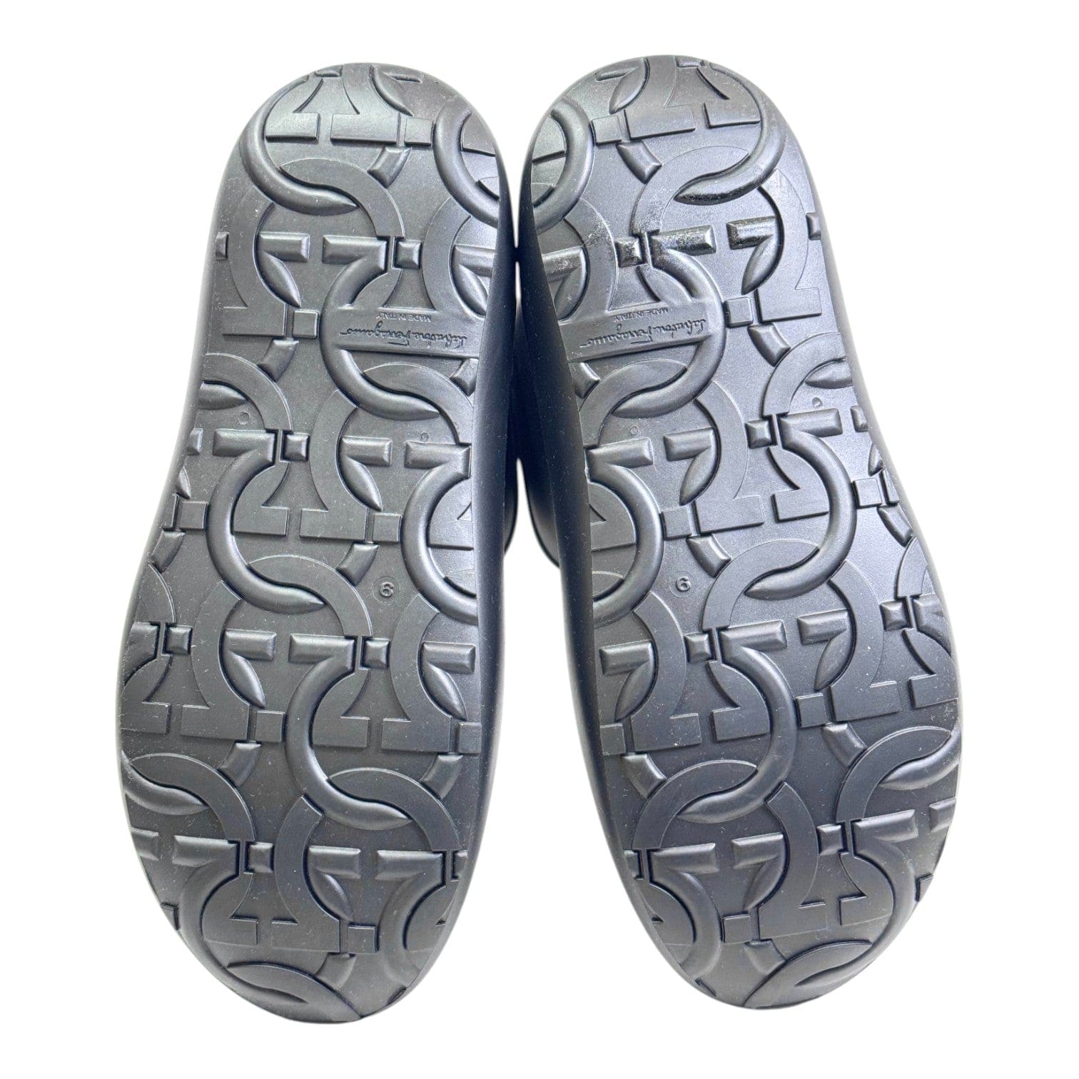 Ferragamo Ferregamo Black Rain Shoes #9