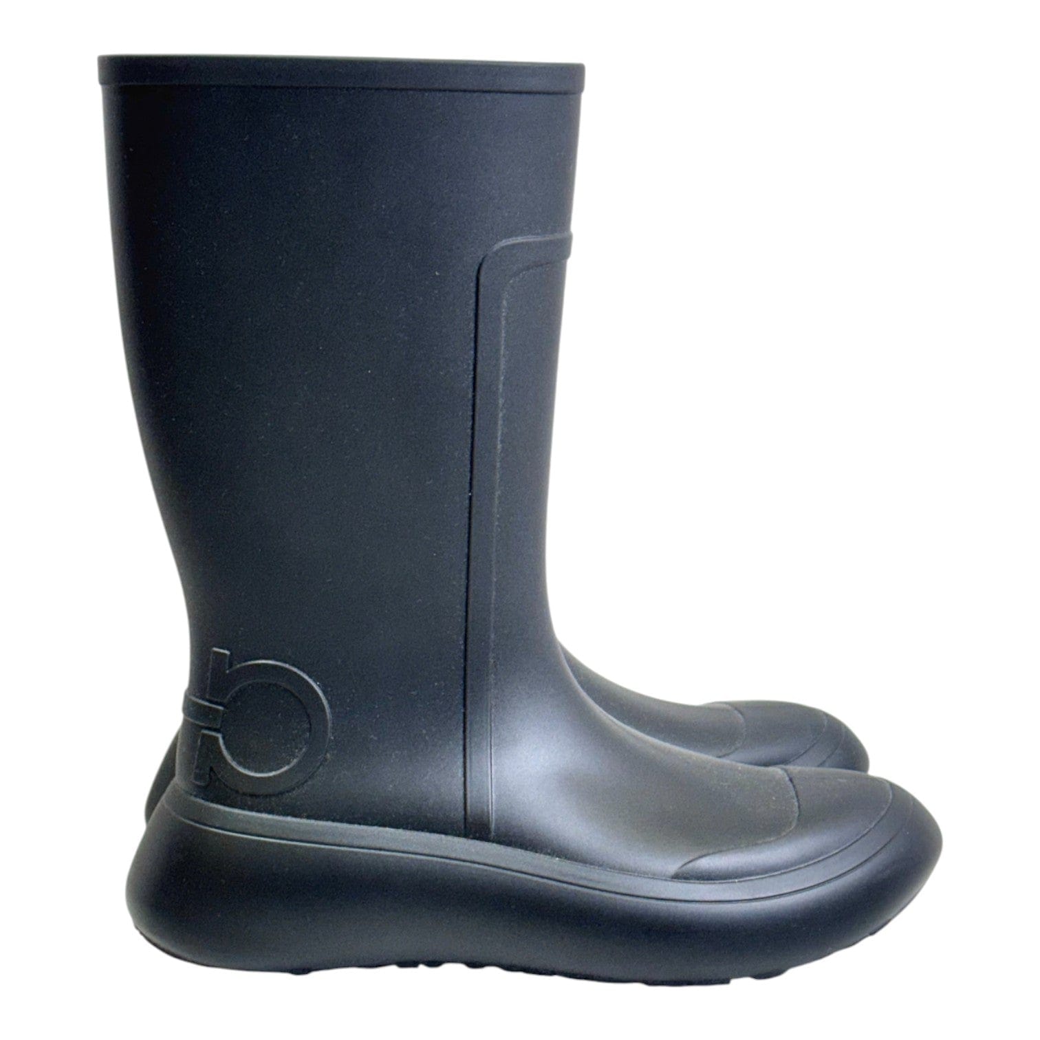 Ferragamo Ferregamo Black Rain Shoes #9