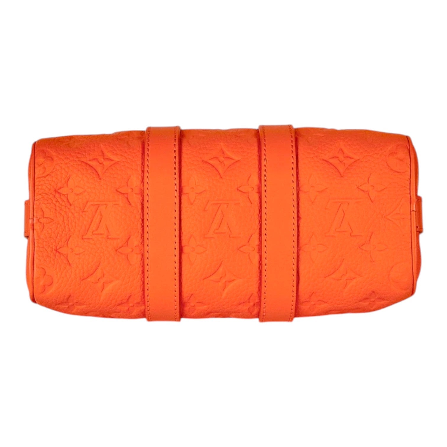 Louis Vuitton Orange 25cm Monogram Keepall with Strap